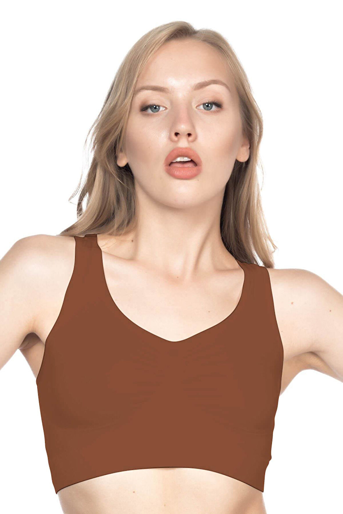 KAHVE 4001 Soft Sporcu Büstiyer