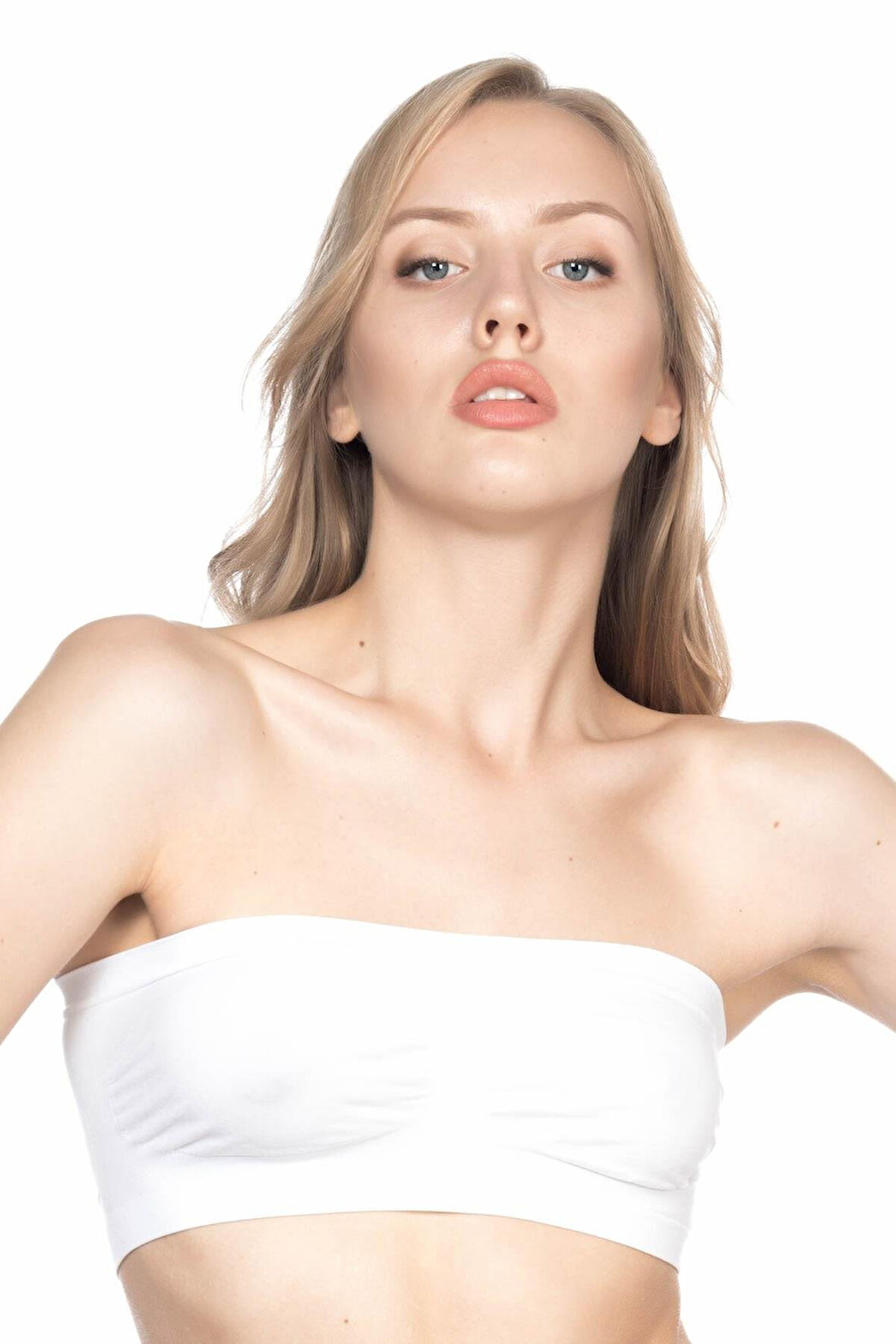 BEYAZ 4002 Soft Straplez Büstiyer