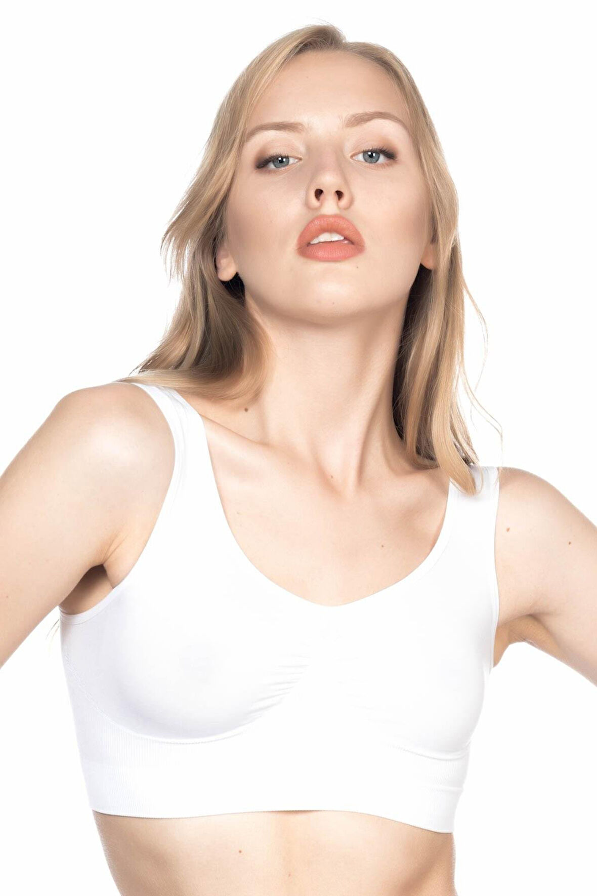 BEYAZ 4005 Soft Kalın Askı Büstiyer