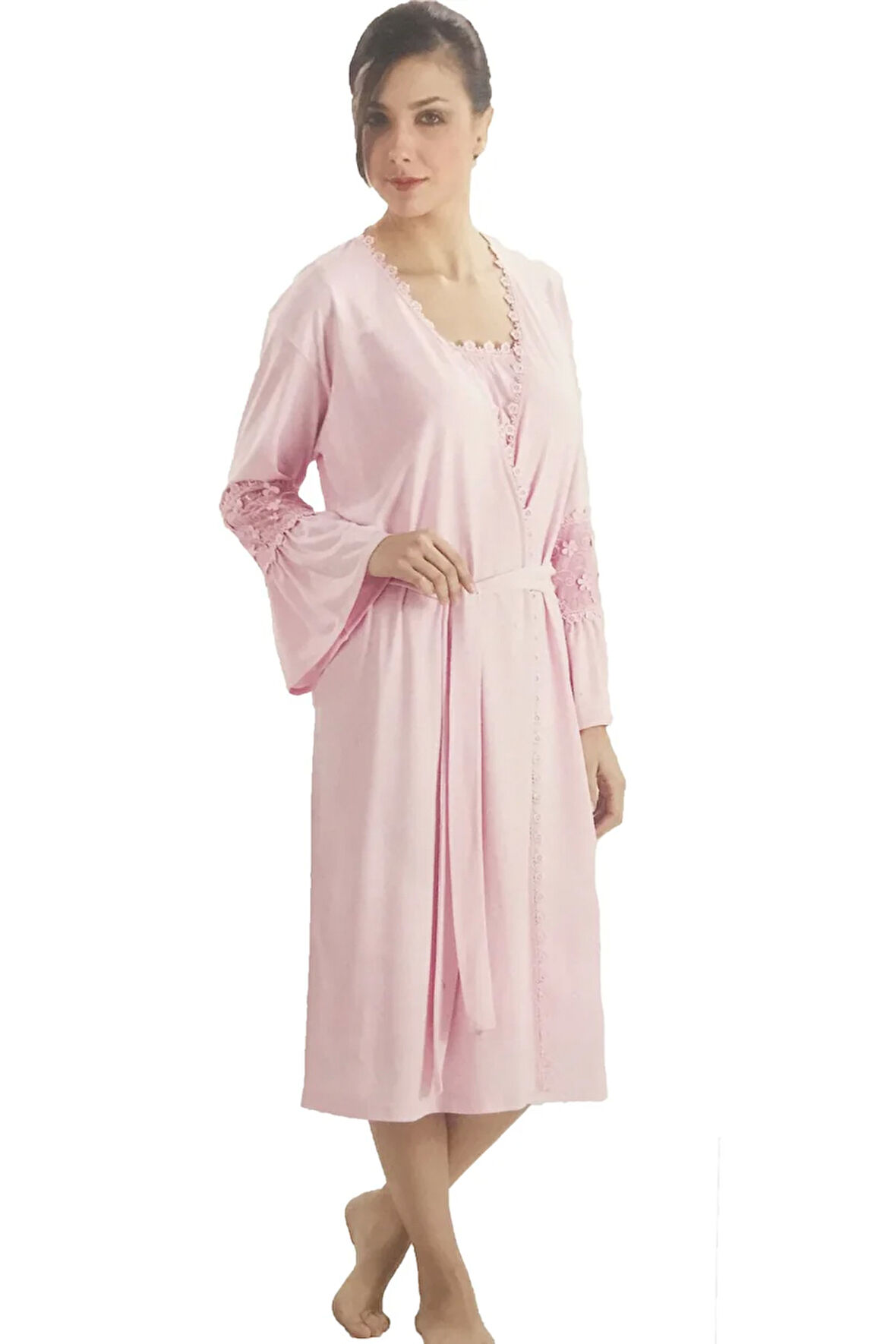 Kadın Klasik Modal Sabahlık 2864