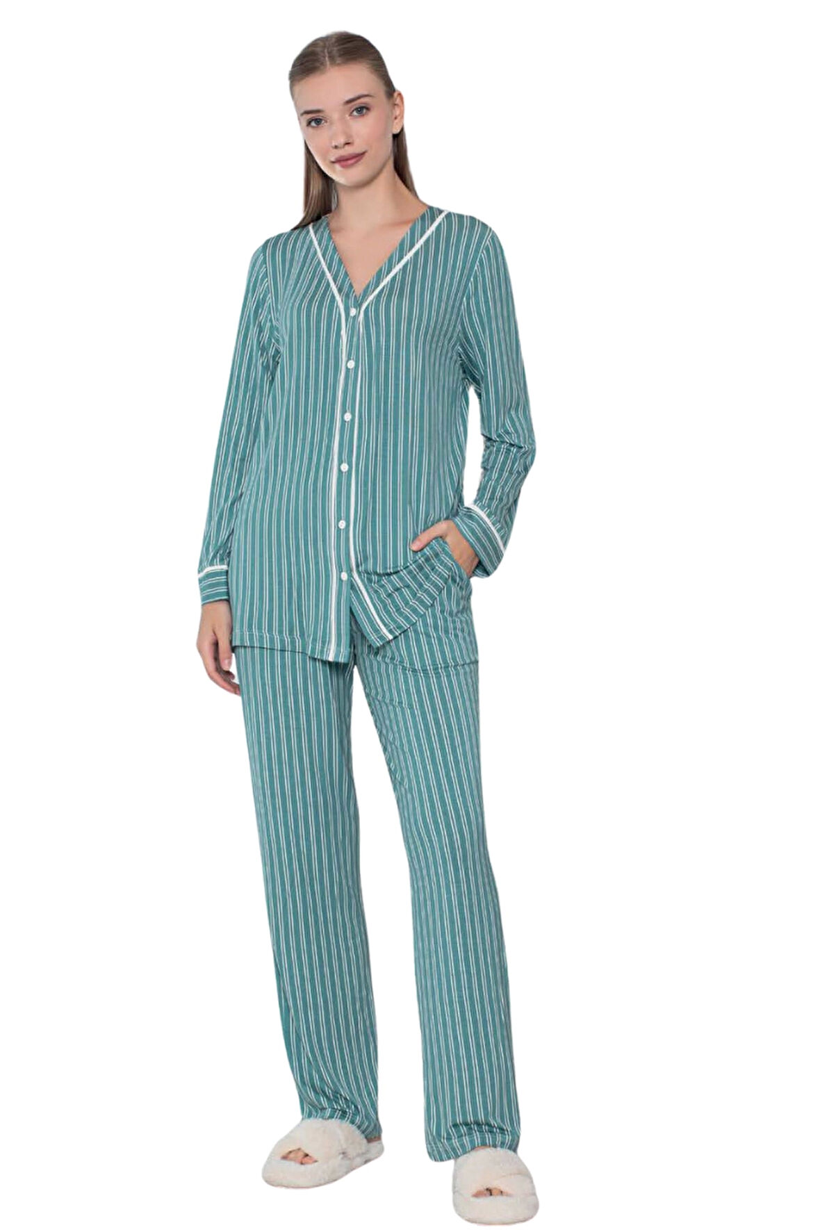 Viskon Pijama Takımı