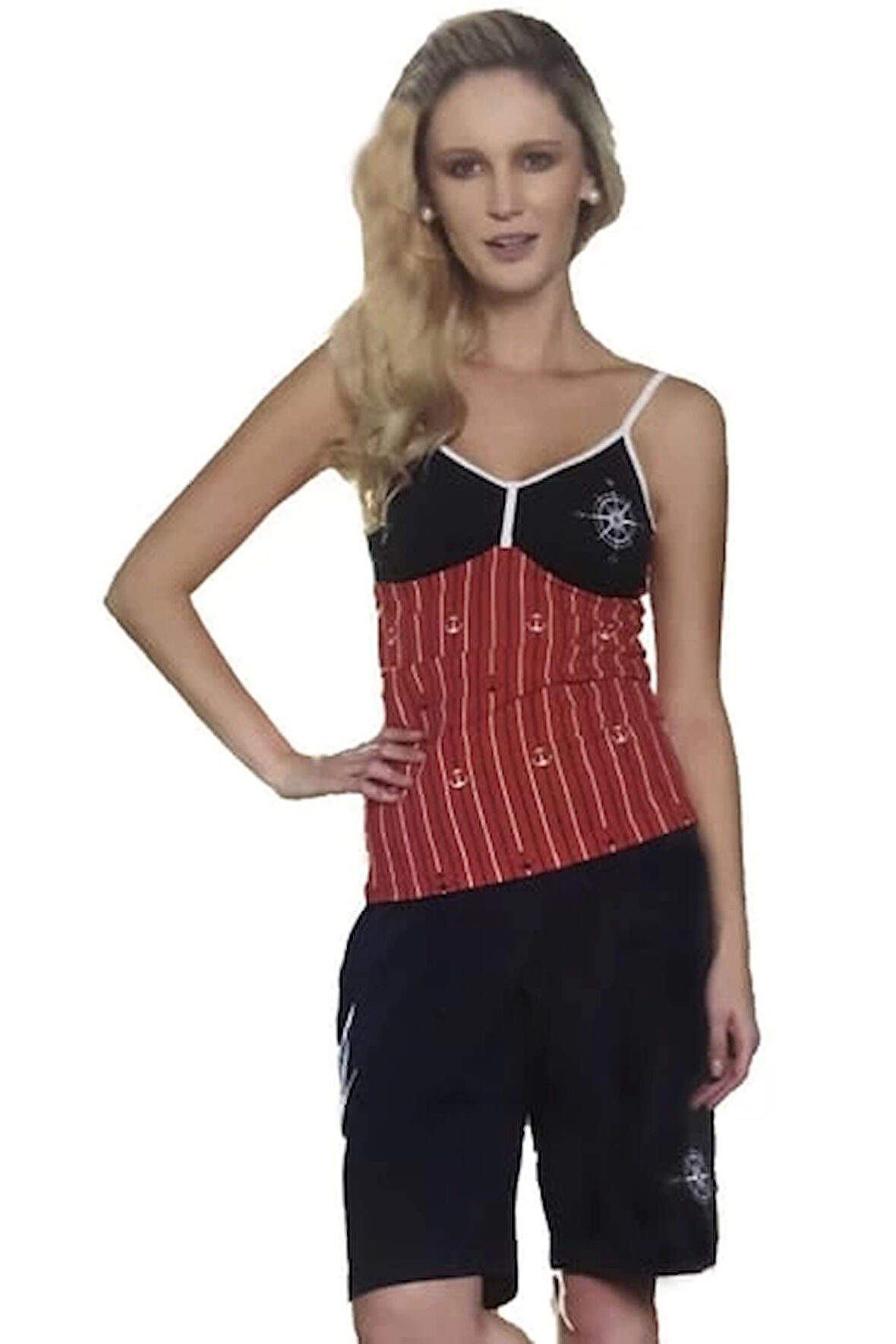 Kadın Denizci Şortlu Takım 2488