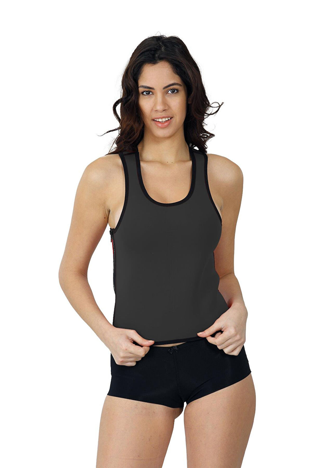 SİYAH 9157 Terlemeyi Sağlayan Kısa Atlet