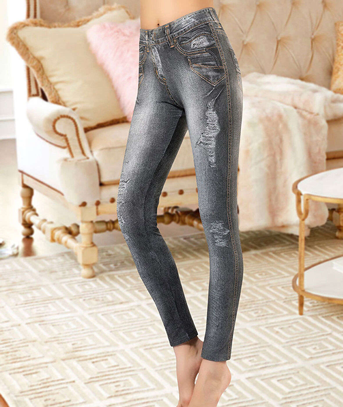 Kot Görünümlü Kadın Tayt 440