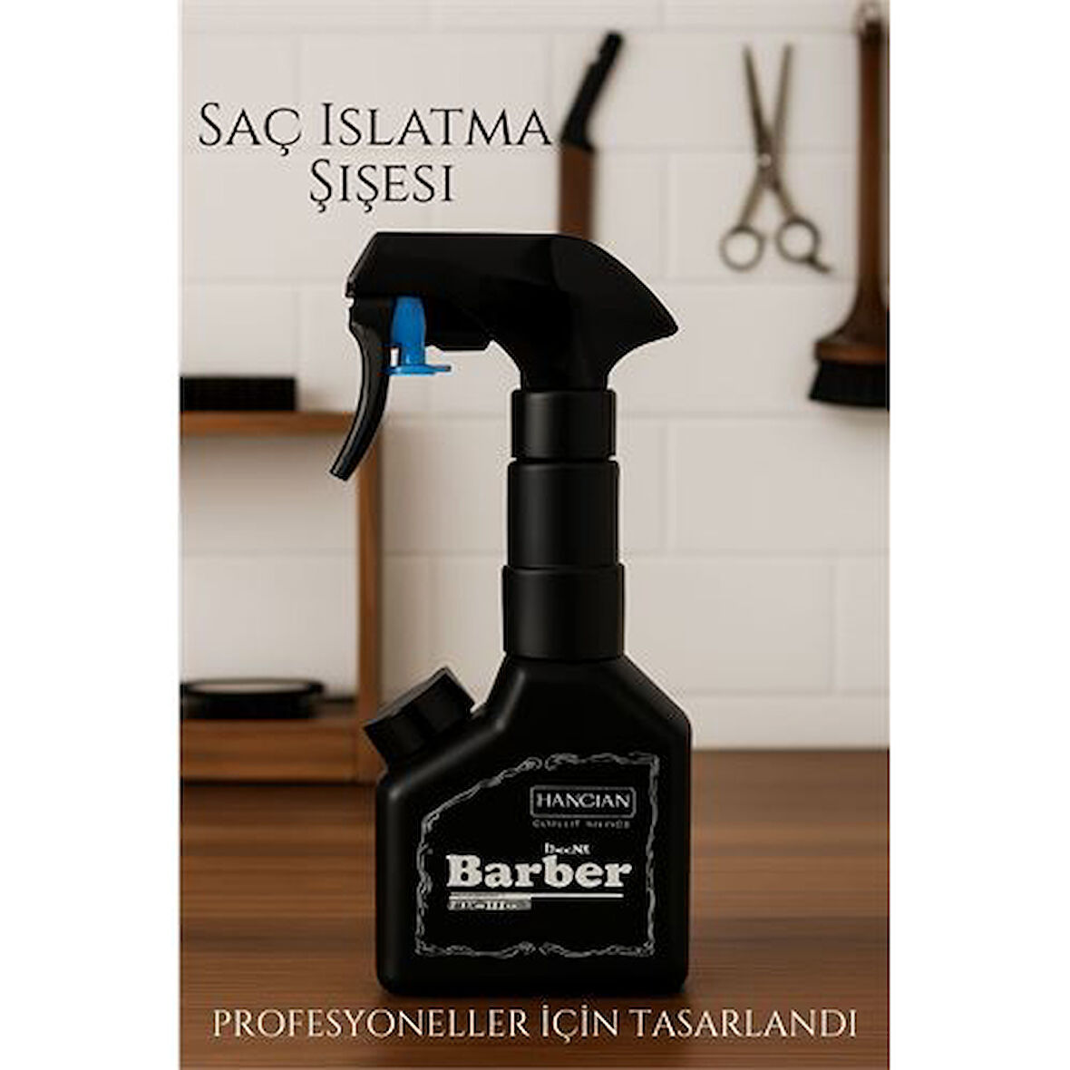 Berber Kuaför Saç Islatma Şişesi 500 ml Valf Sistemli, Geniş Alanlı Sis Püskürtme | Tek Sıkışta Maksimum Etki