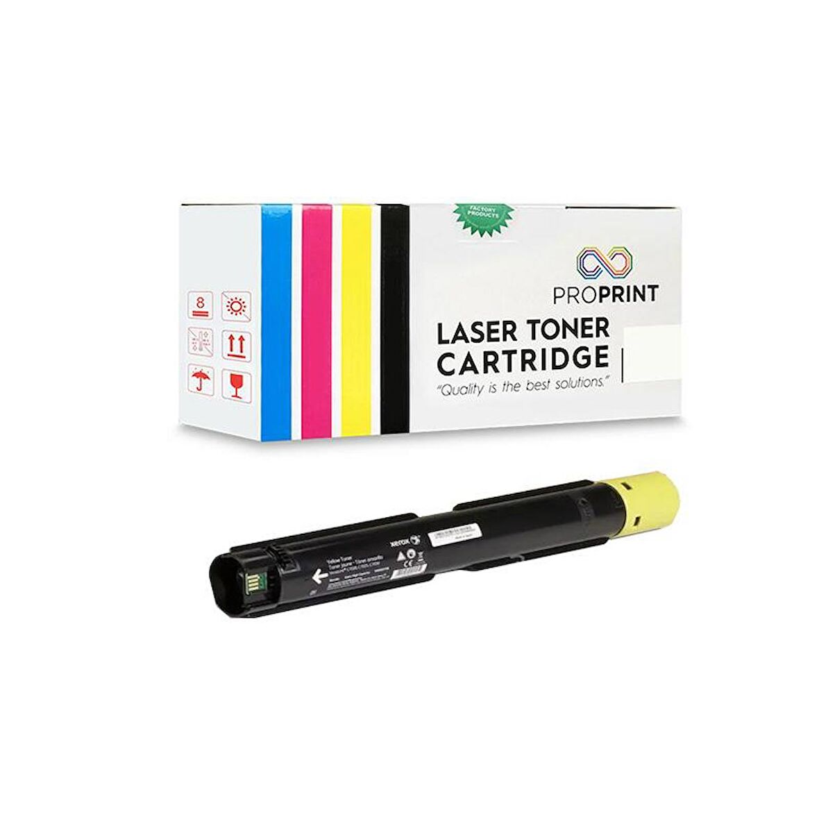Proprint Xerox C7020-106R03746 Sarı Muadil Fotokopi Toneri-C7030