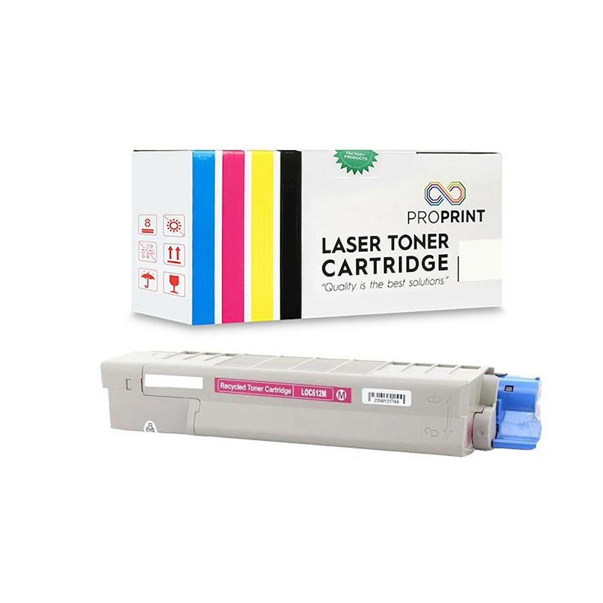 Proprint Oki Uyumlu C612-46507518 Kırmızı Muadil Toner - C612n