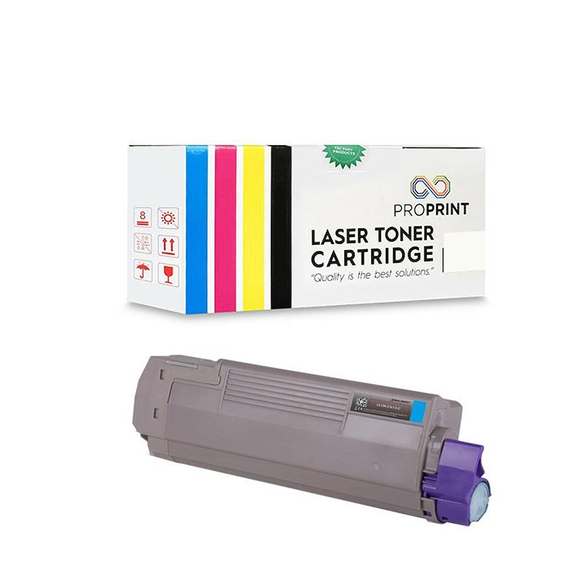 Proprint Oki ES7470-45396215 Mavi Muadil Toner- ES7480