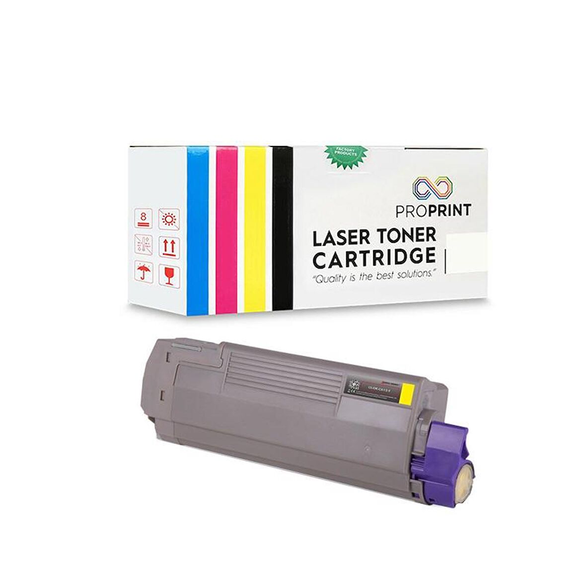 Proprint Oki ES7470-45396213 Sarı Muadil Toner- ES7470