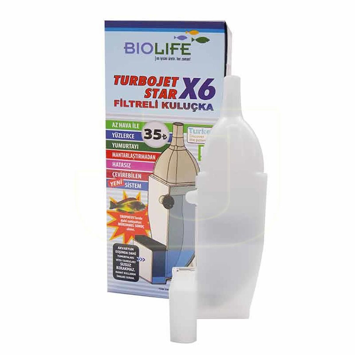 Biolife Turbojet Star X6 Filtreli Kuluçka