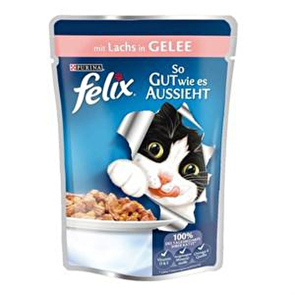 Felix Somonlu Kedi Yaş Maması 100 Gr