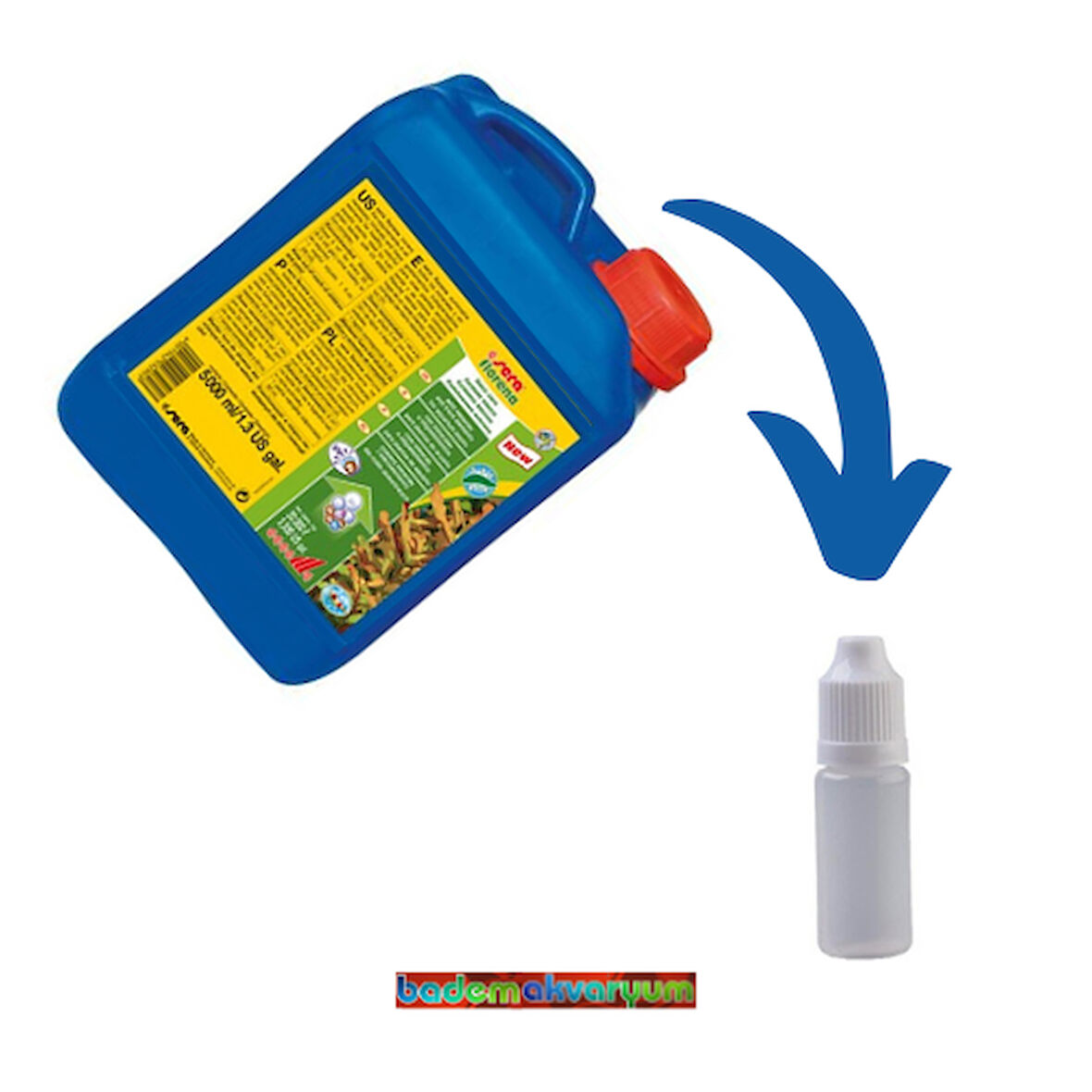 Sera Florena Akvaryum Bitki Güçlendiricisi Açık 100 Ml (Kovadan Bölme)