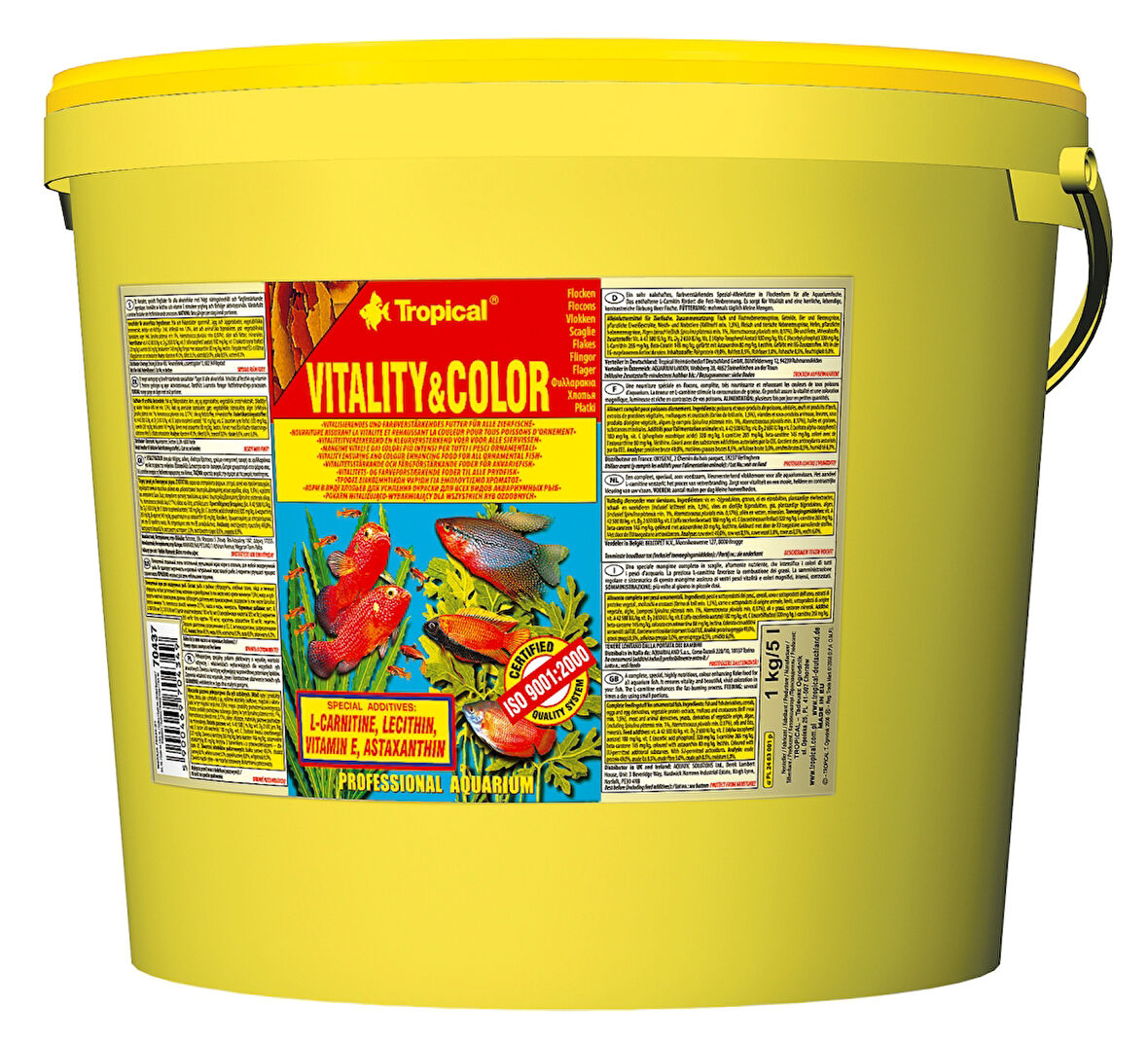 Tropical Vitali Colour Flakes Açık 100 Gr