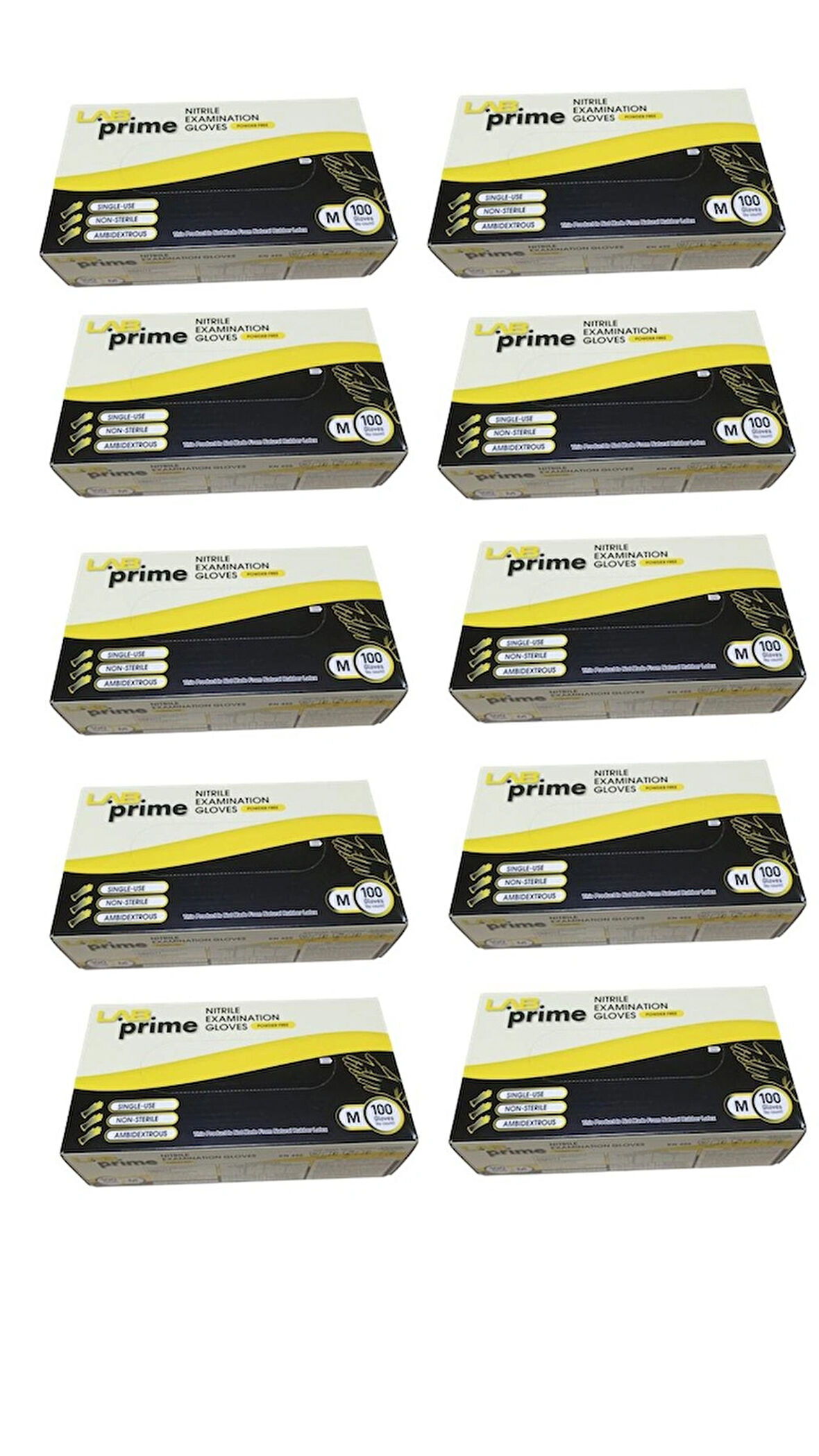 Nitril Muayene Eldiveni Pudrasız Mavi Renk -- 100'LÜ Kutu x 10 Adet -- M BEDEN