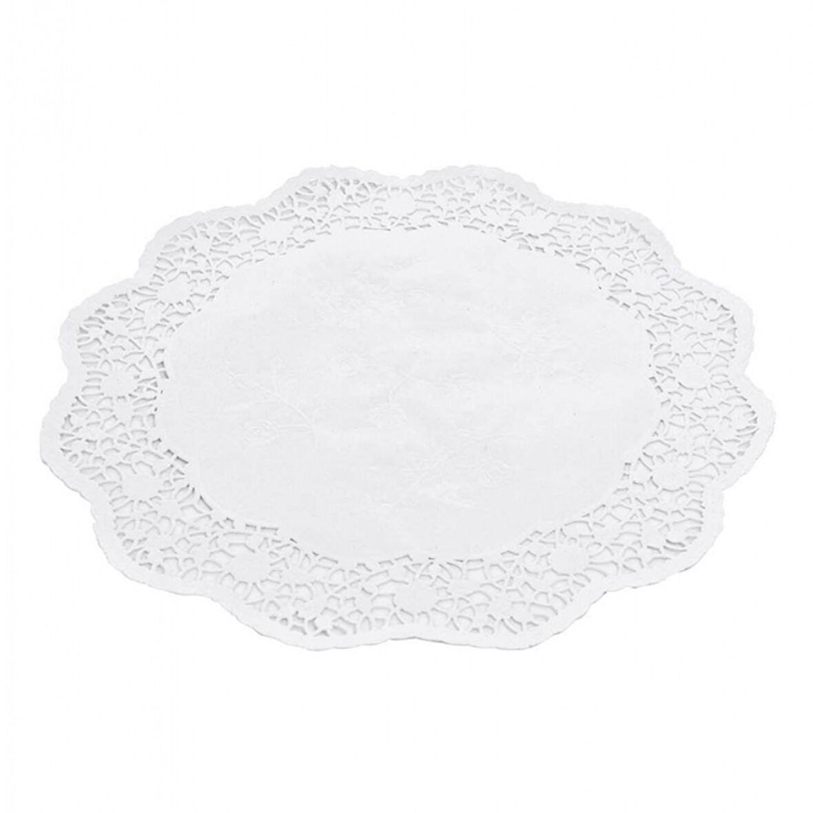 Dolphin Kağıt Kase Altlığı Yuvarlak Dantel 22 CM (100 Adet)