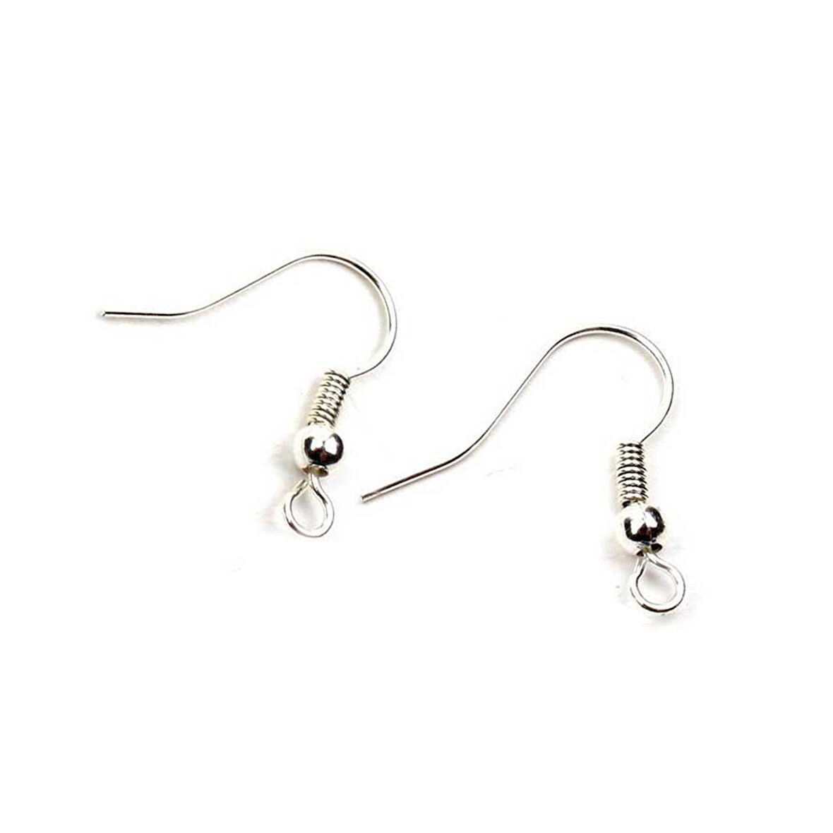 Çengelli Küpe Kancası 10 Çift (20 Adet)  Gümüş