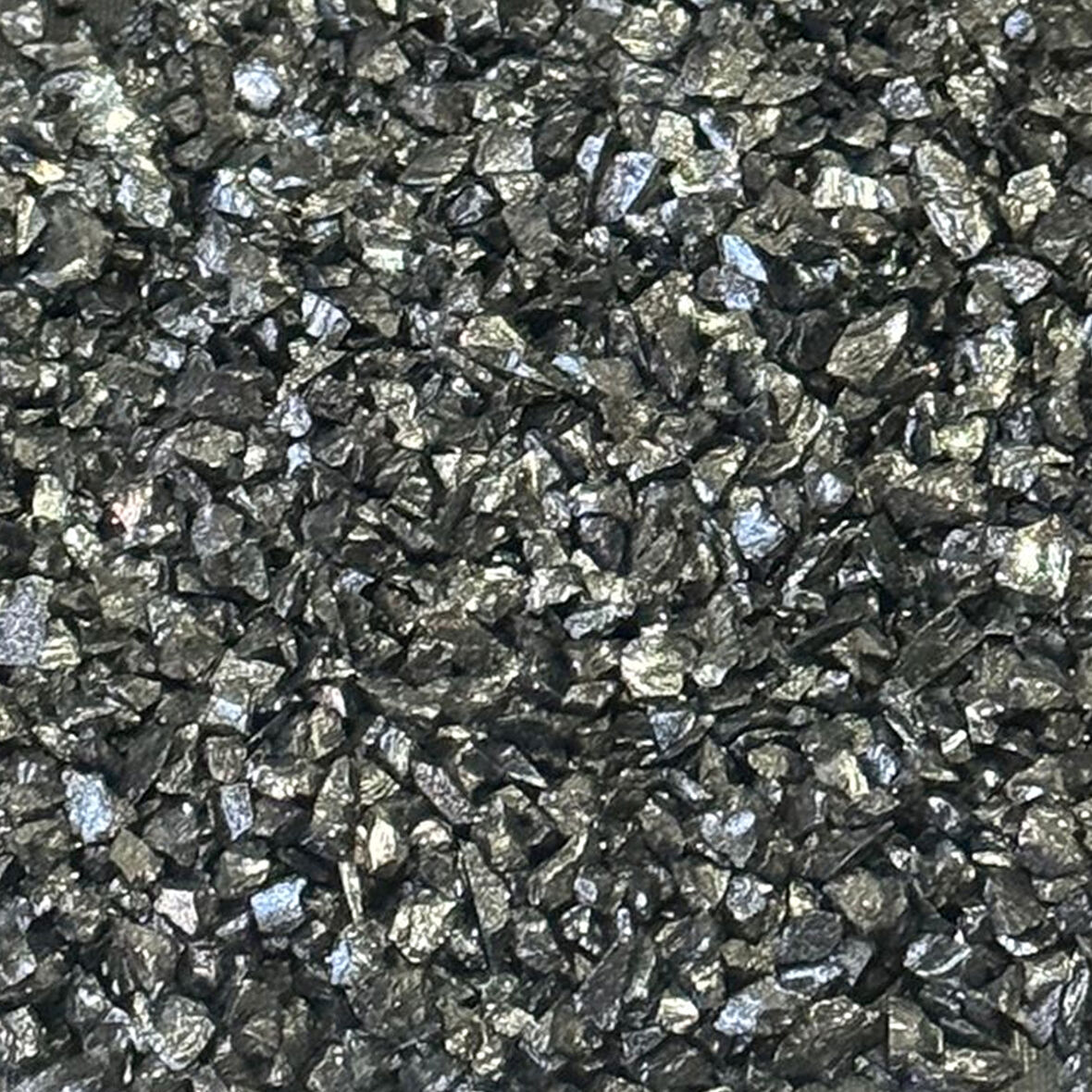 Epoksi Mum Dekoratif 2-4 MM Arlığında Gerçek Cam Kırığı (50 GR)  Siyah