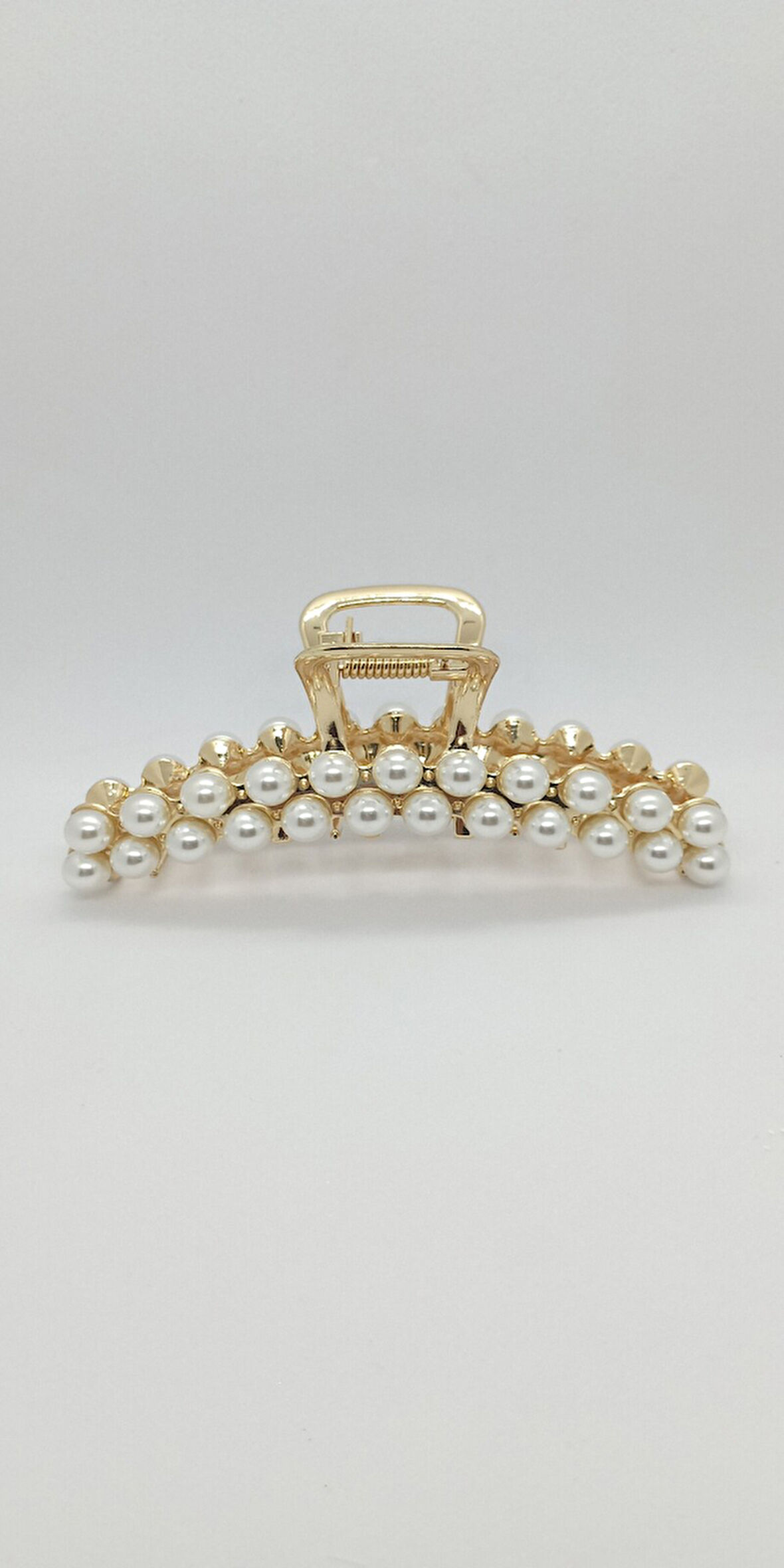 Gold Renk Metal İncili Mandal Toka