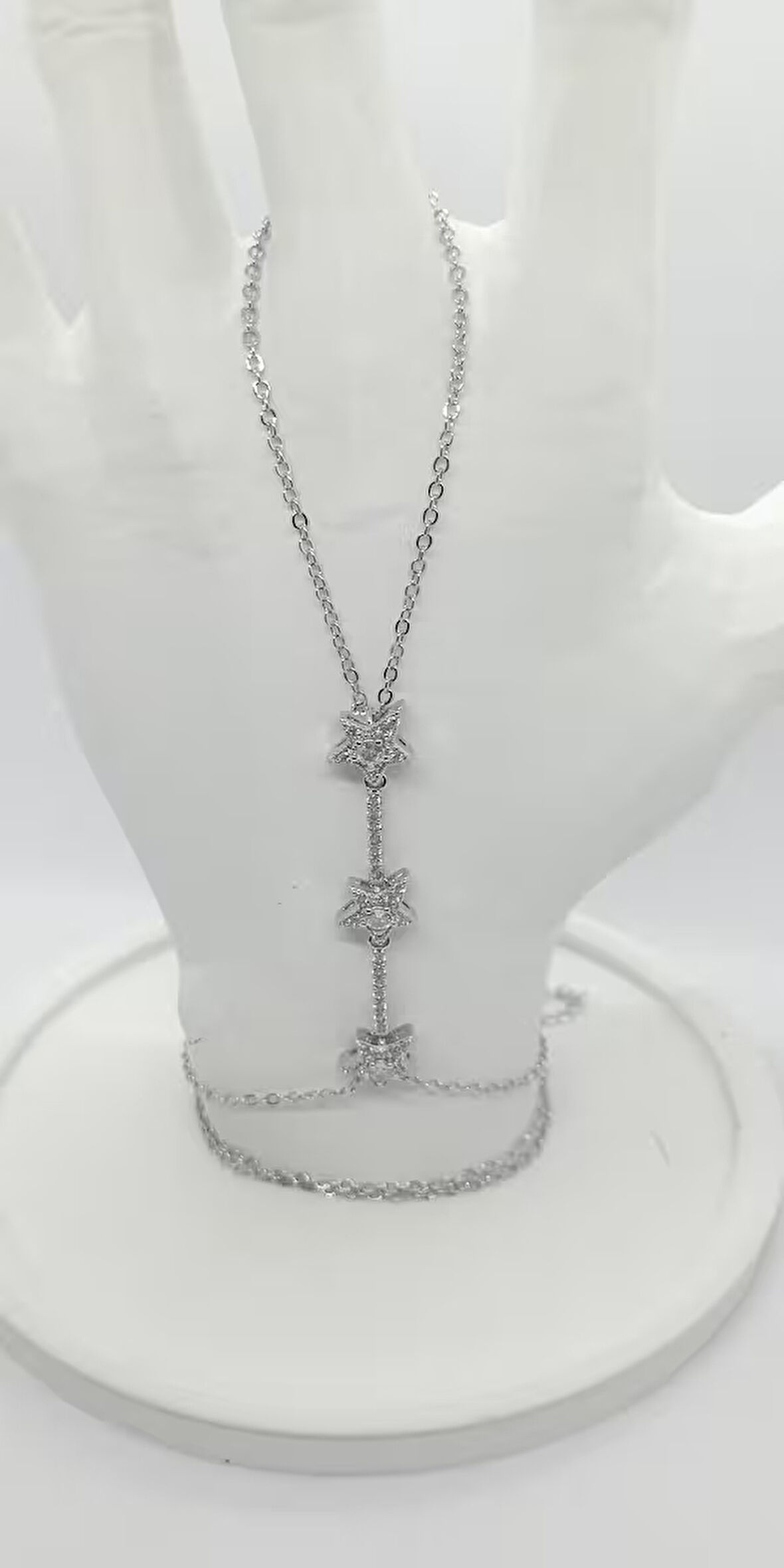 Silver Renk Yıldız Figürlü Şahmeran