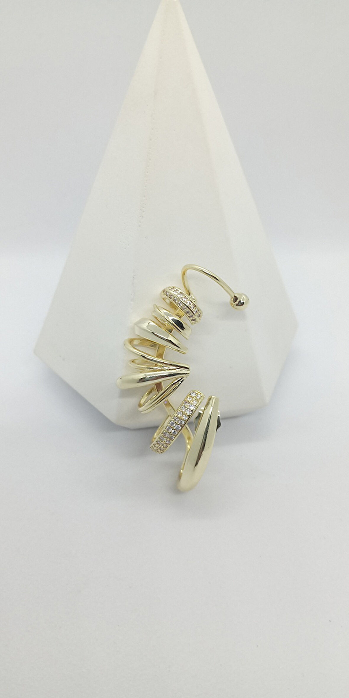 Gold Renk Marka Model Çoklu Görünüm Earcuff