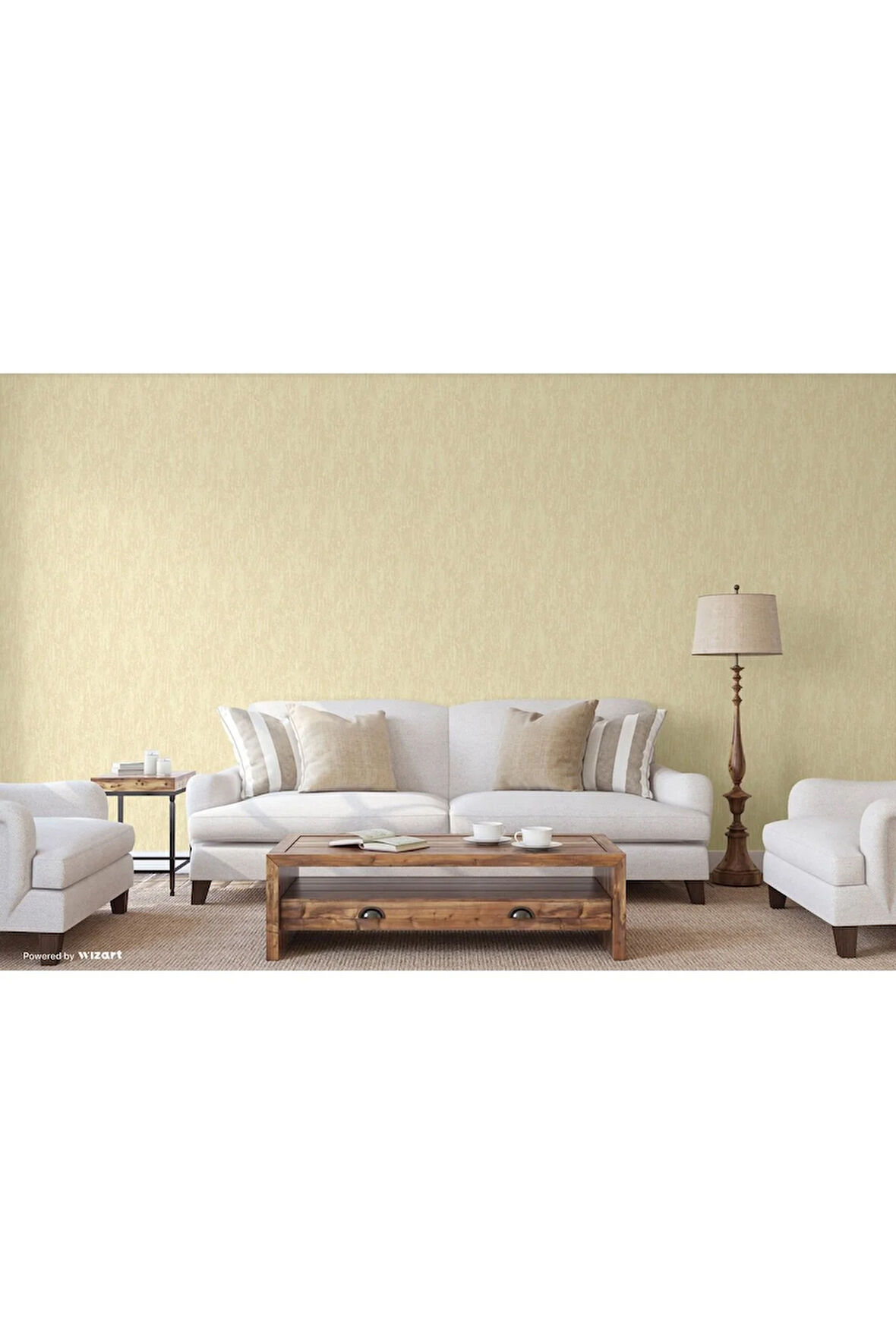 Ephes 1003-2 Eskitme Kumaş Duvar Kağıdı 10m²