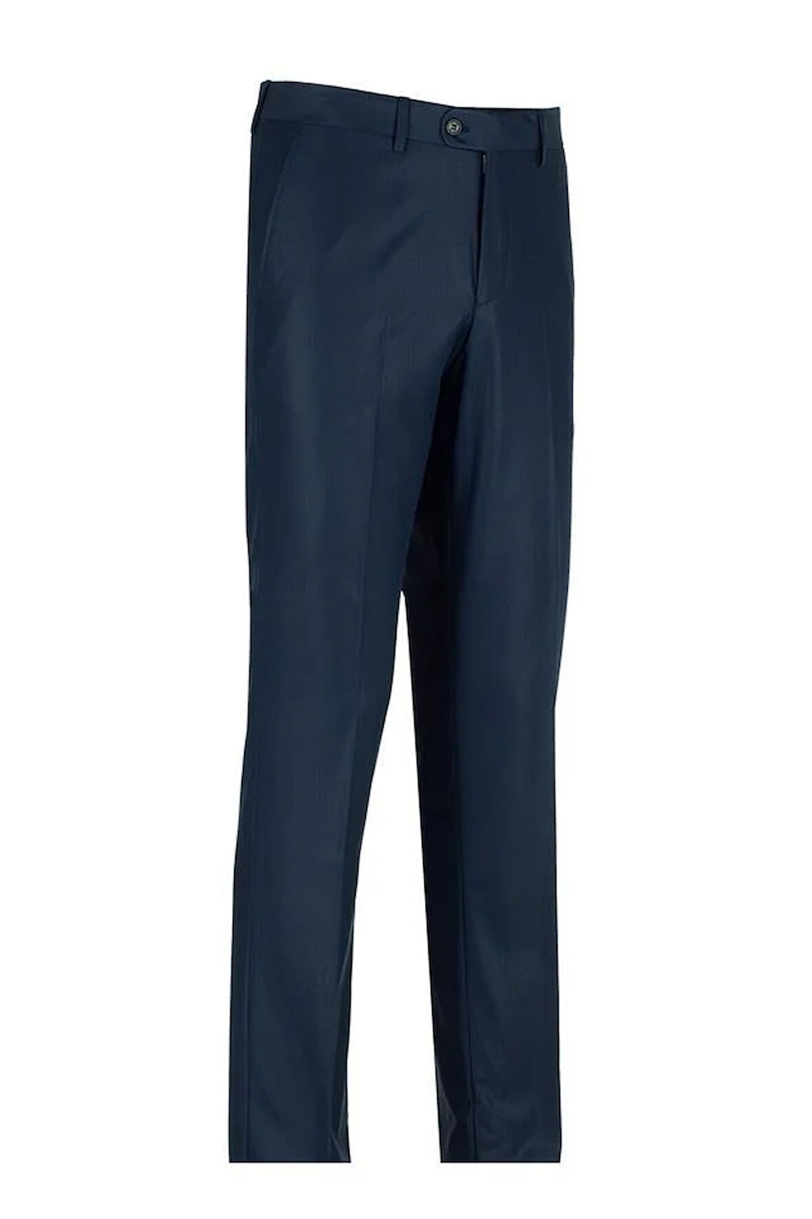 Lacivert Gabardin Yan Cepli Comfort Fit Rahat Kesim Basic Pantolon 1003200005