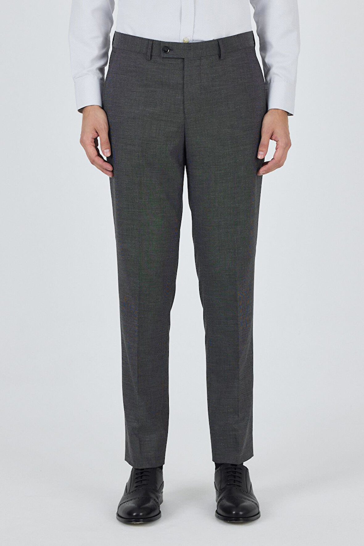 Siyah Esnek Yandan Cepli Comfort Fit Classic Pantolon 1003250151