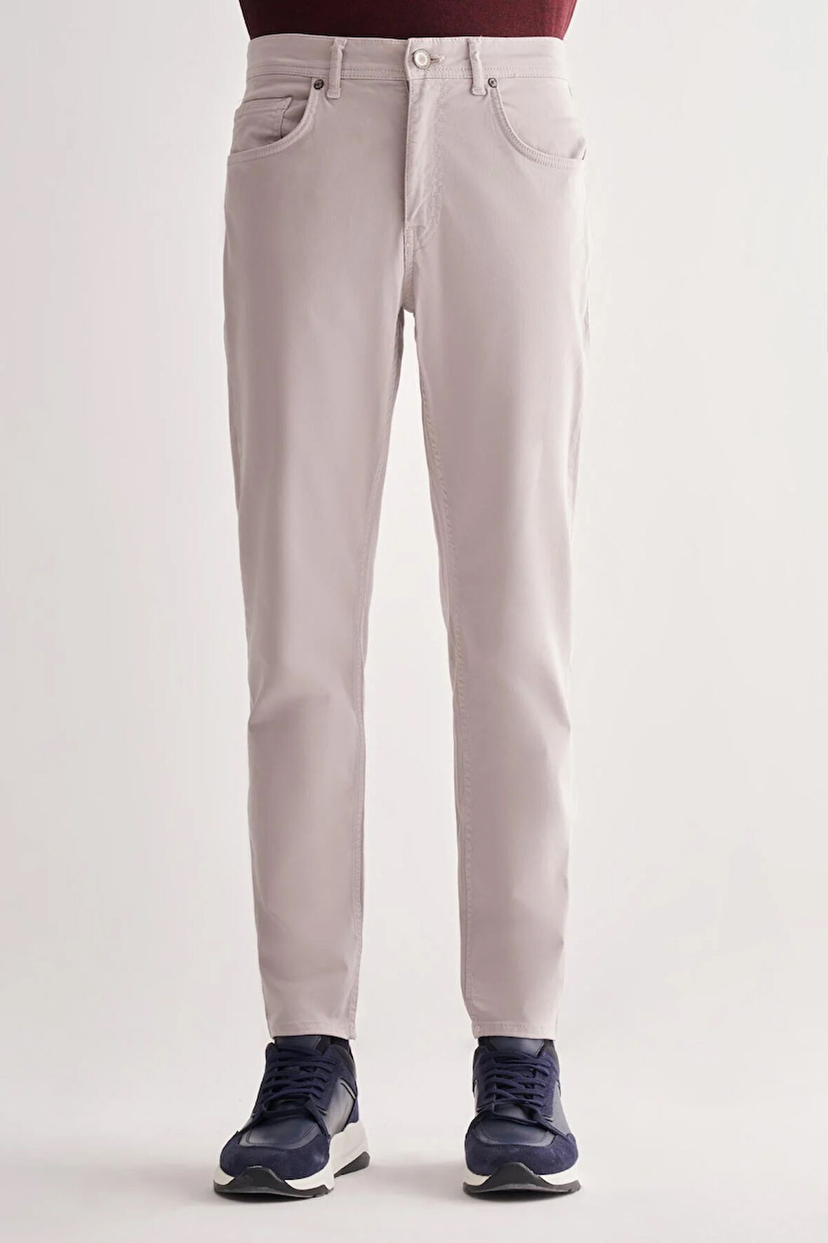 Taş Rengi Casual Slim Fit 5 cep Düz paça Pantolon 1003255321