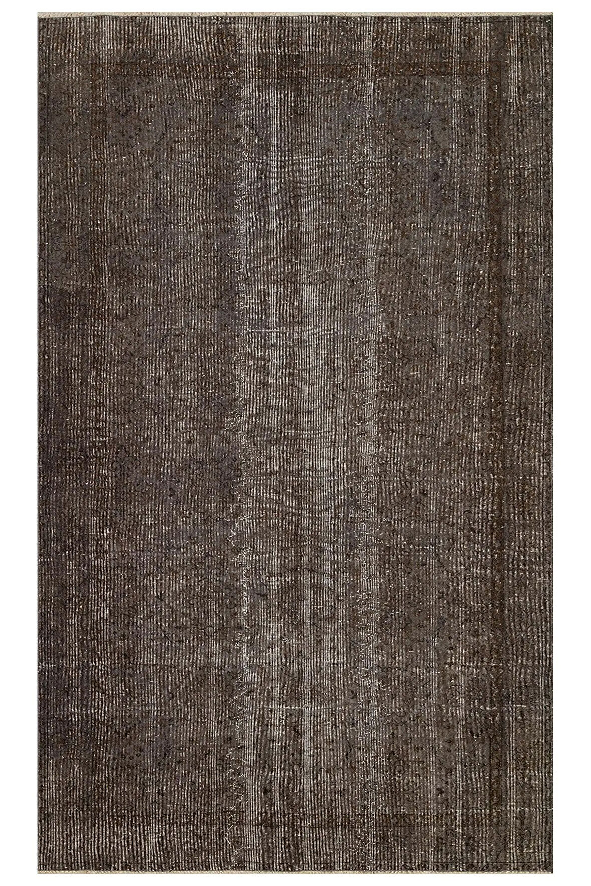 El Dokuma Sanatının Eskitme İzleriyle Nakışlanmış Halı 157 x 264 cm 10041