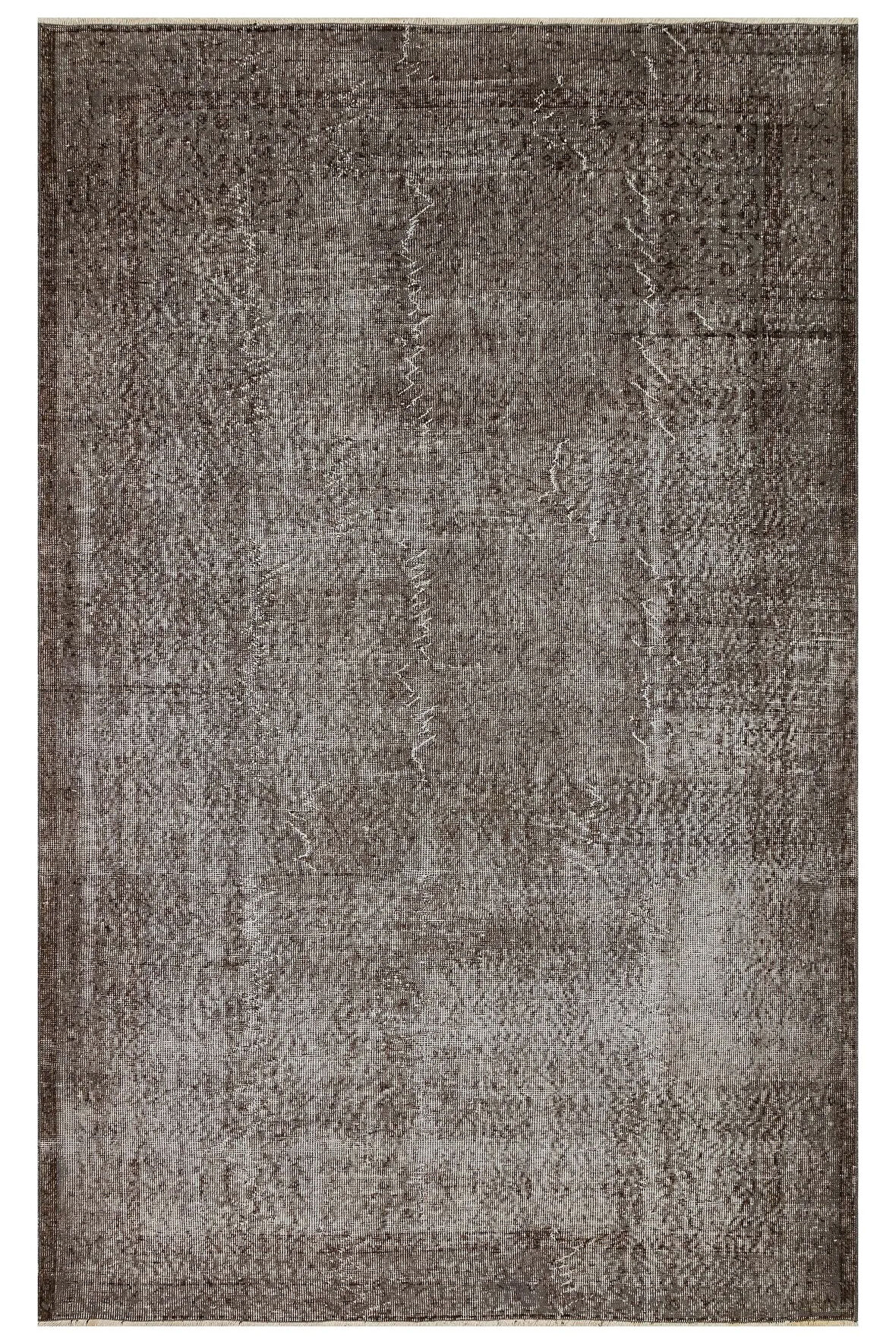 Geleneksel Çizgilerle Modern Dokunuşlu Eskitme Zemin Halı 167 x 267 cm 10042