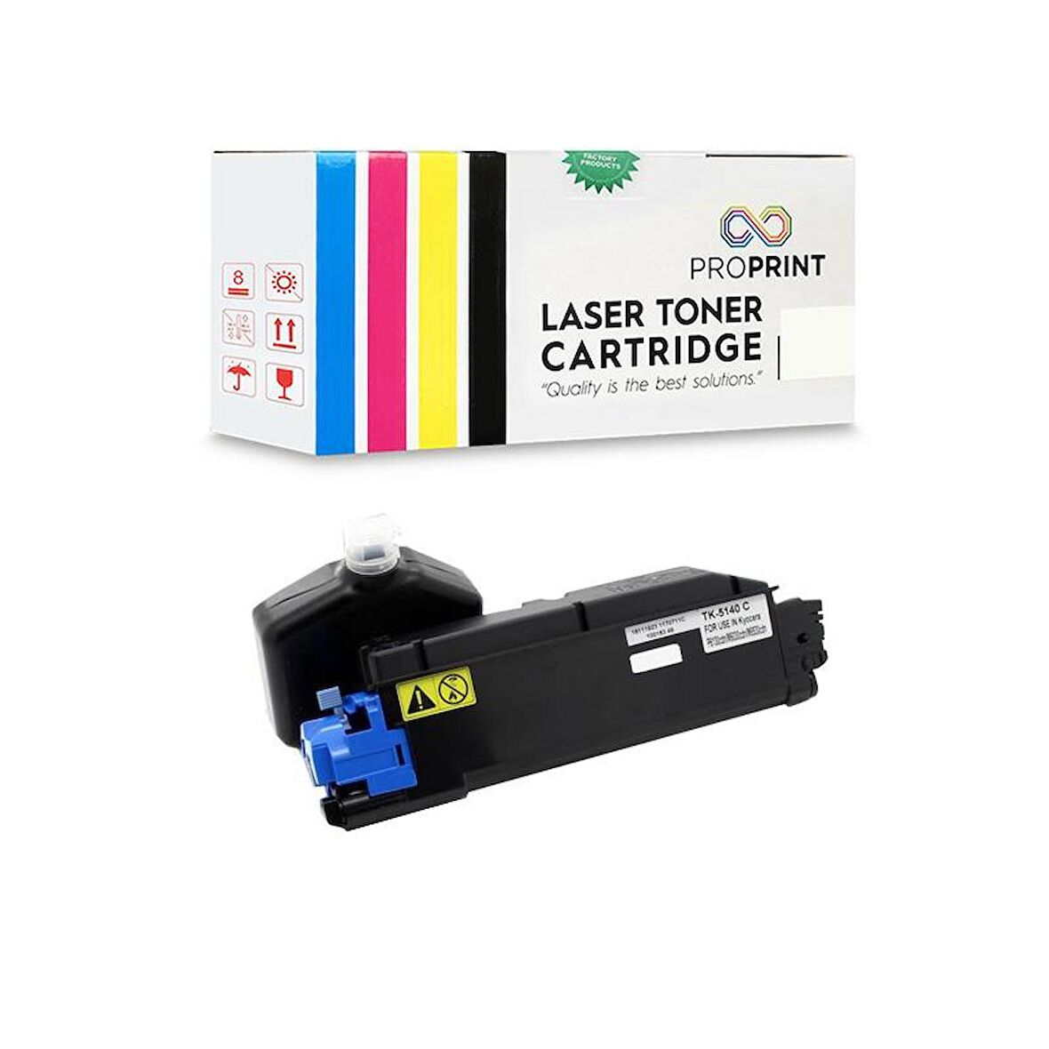 Kyocera Ecosys TK-5140 5.000 Sayfa Mavi Muadil Toner - P6130cdn