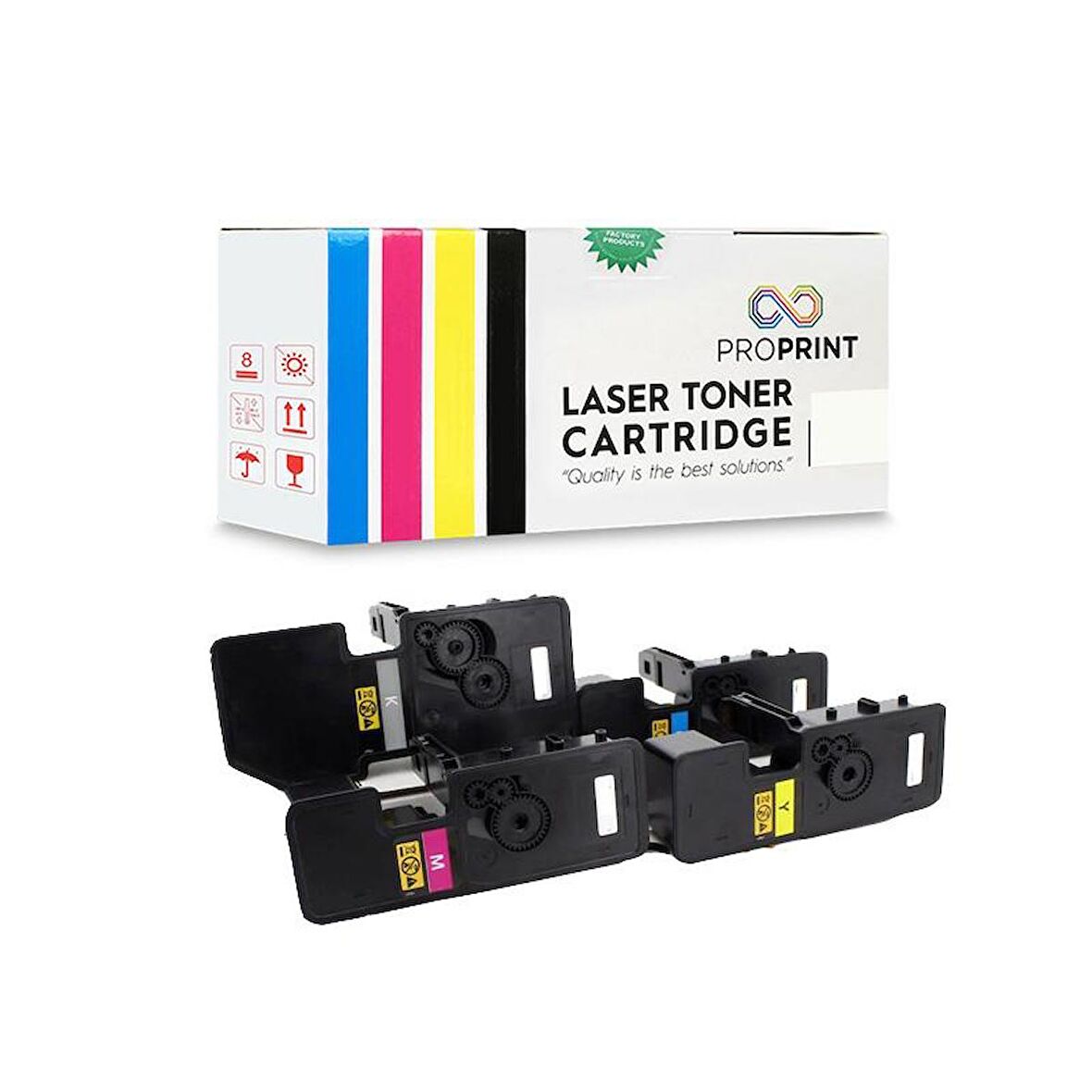 Kyocera TK-5220 Muadil Toner Seti CMYK - P5021cdn-P5021cdw