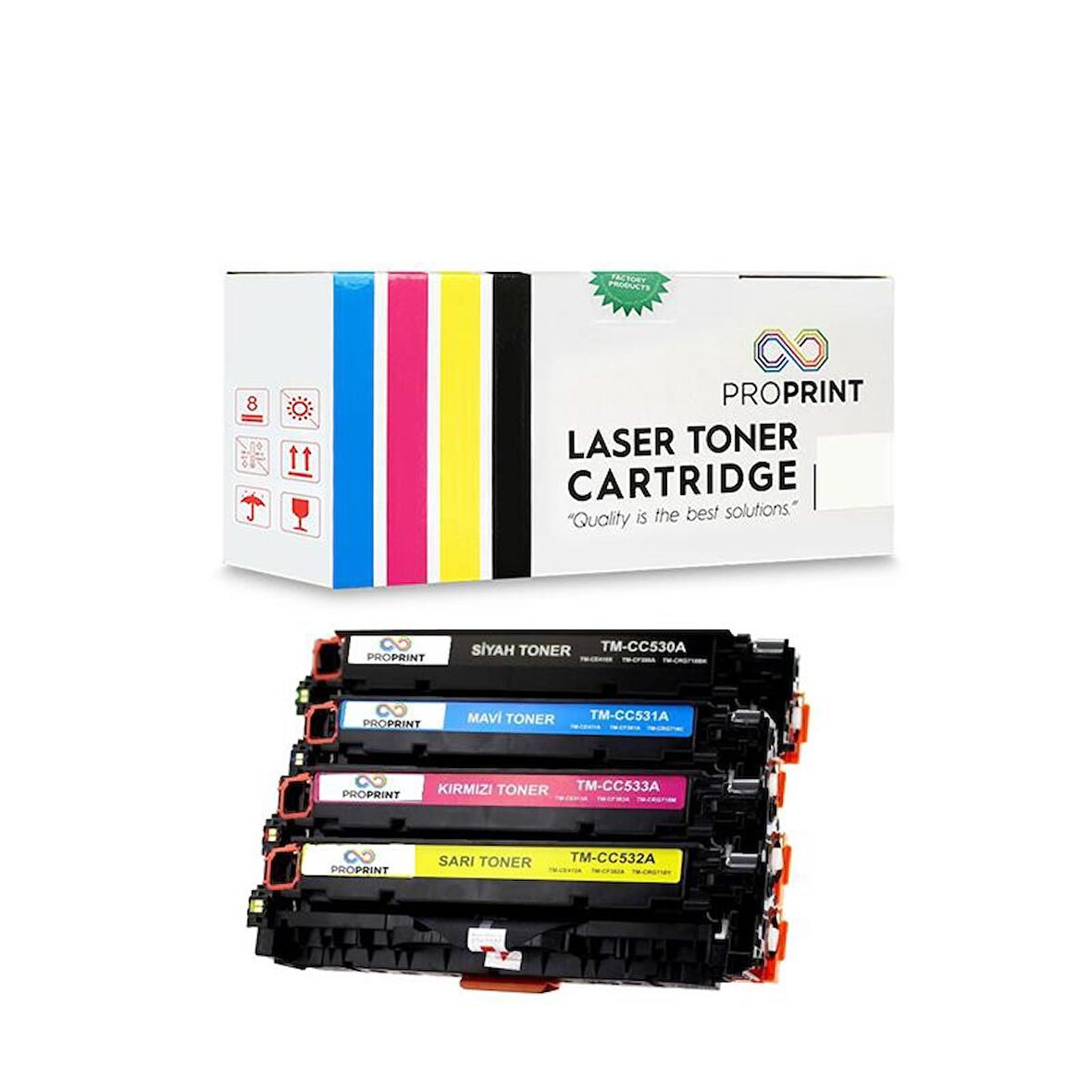 HP 312A-CF380A-81A-82A-83A Muadil Toner Seti- MFP M476nw