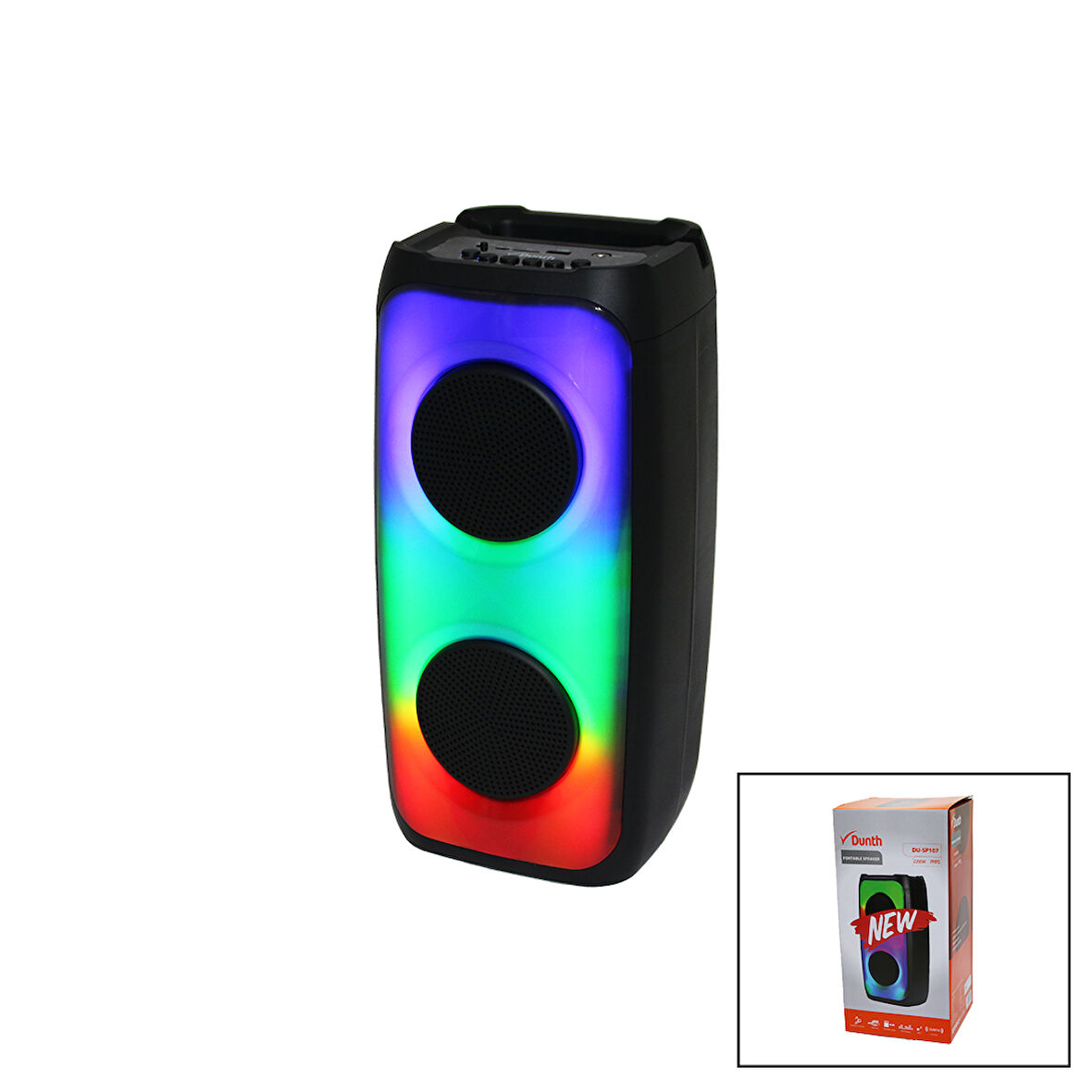 SD/USB/FM/AUX GİRİŞLİ ŞARJLI BLUETOOTH SPEAKER 2200W DU-SP107 