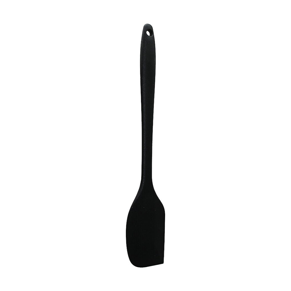 SİYAH ORTABOY KÖŞELİ SİLİKON SPATULA KARIŞTIRICI 30CM 