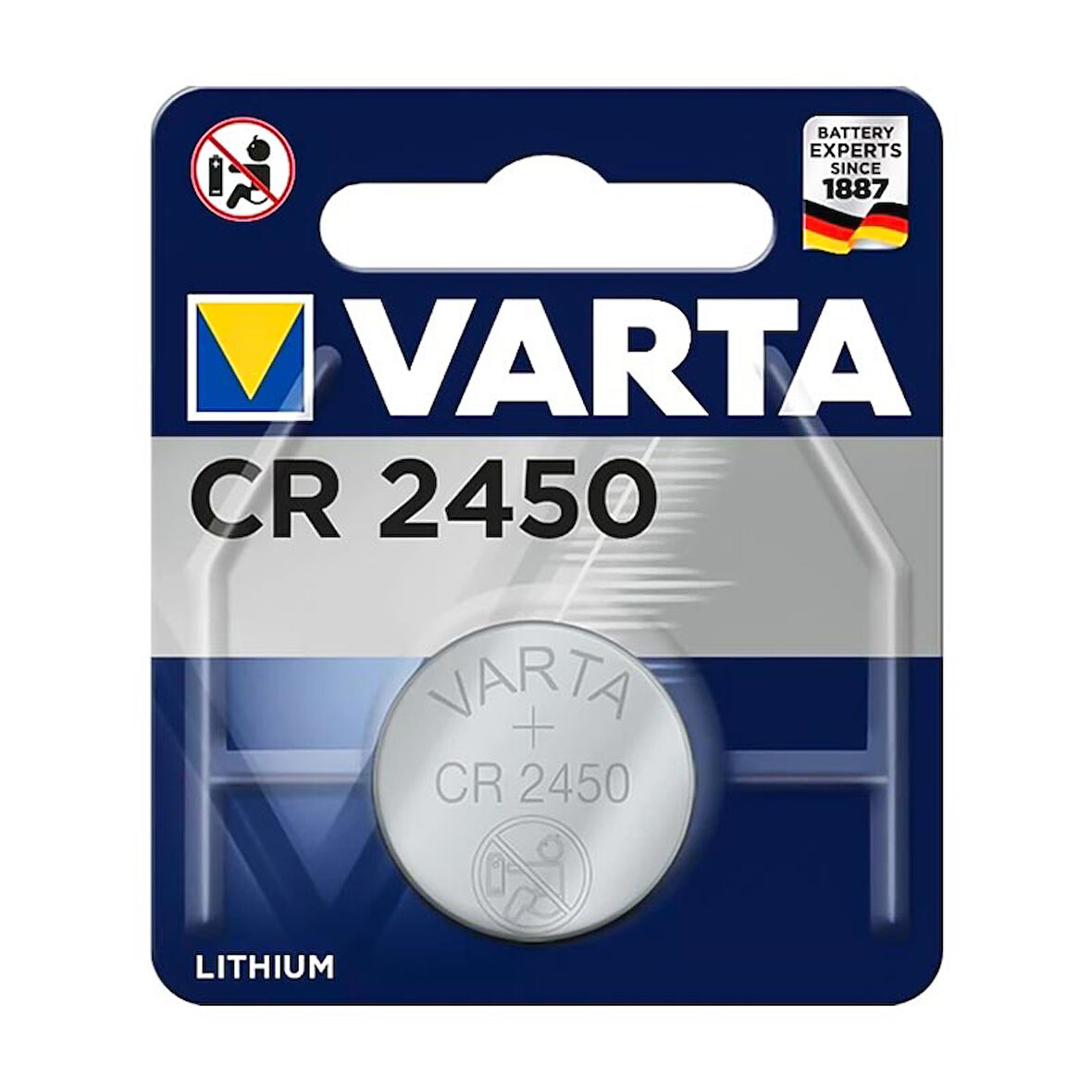 VARTA CR2450 3 VOLT LİTYUM PİL TEKLİ 