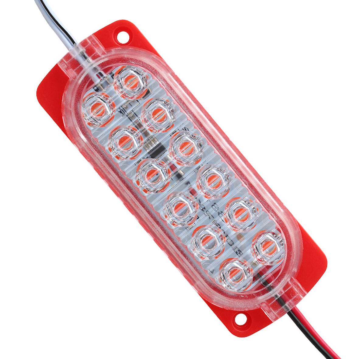 PARLAK YANIP SÖNEN KIRMIZI MODÜL LED 2835 24 VOLT 1.2 WATT 