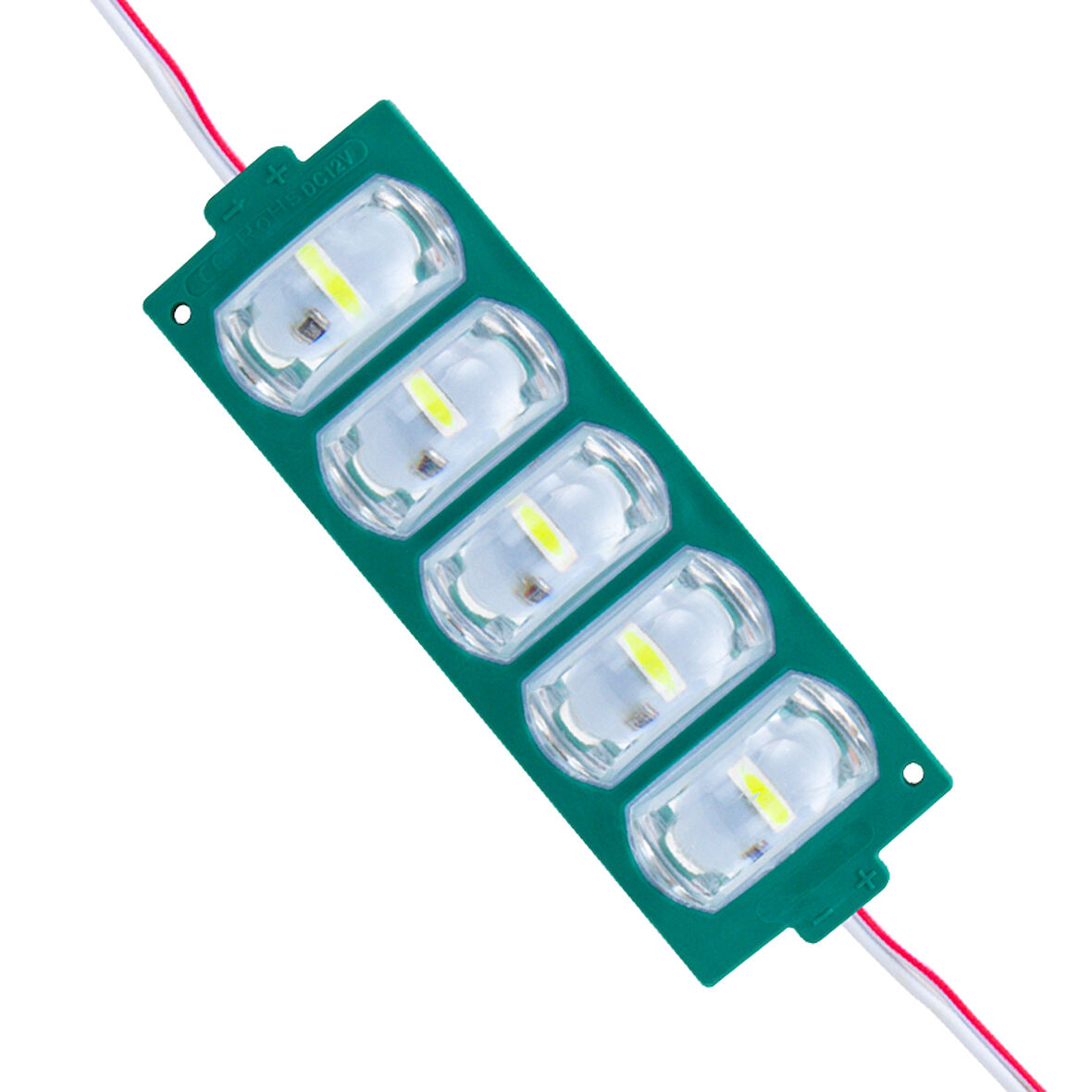 MODÜL LED 12V 4W YEŞİL 3030 10 X 53.8MM IP65 260-280LM 180 DERECE 