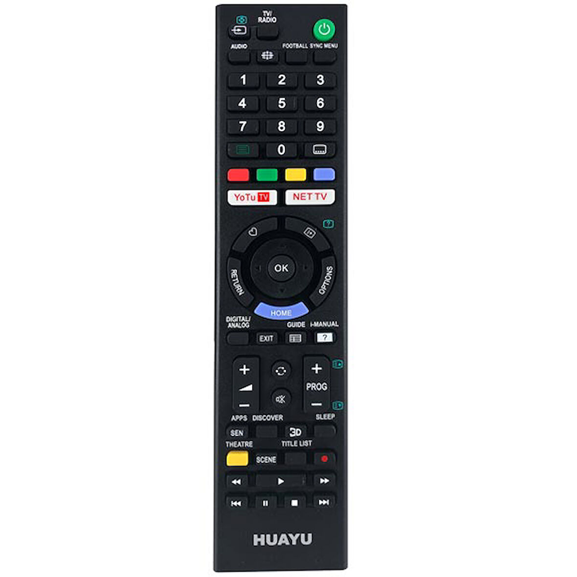 HUAYU KL SONY URC1518 LCD-LED TV UNIVERSAL KUMANDA AMBALAJLI 