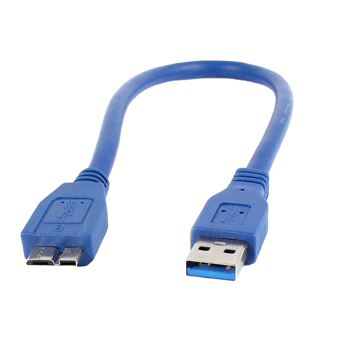 USB 3.0 MAVİ 30 CM DATA MICRO USB KABLOSU 