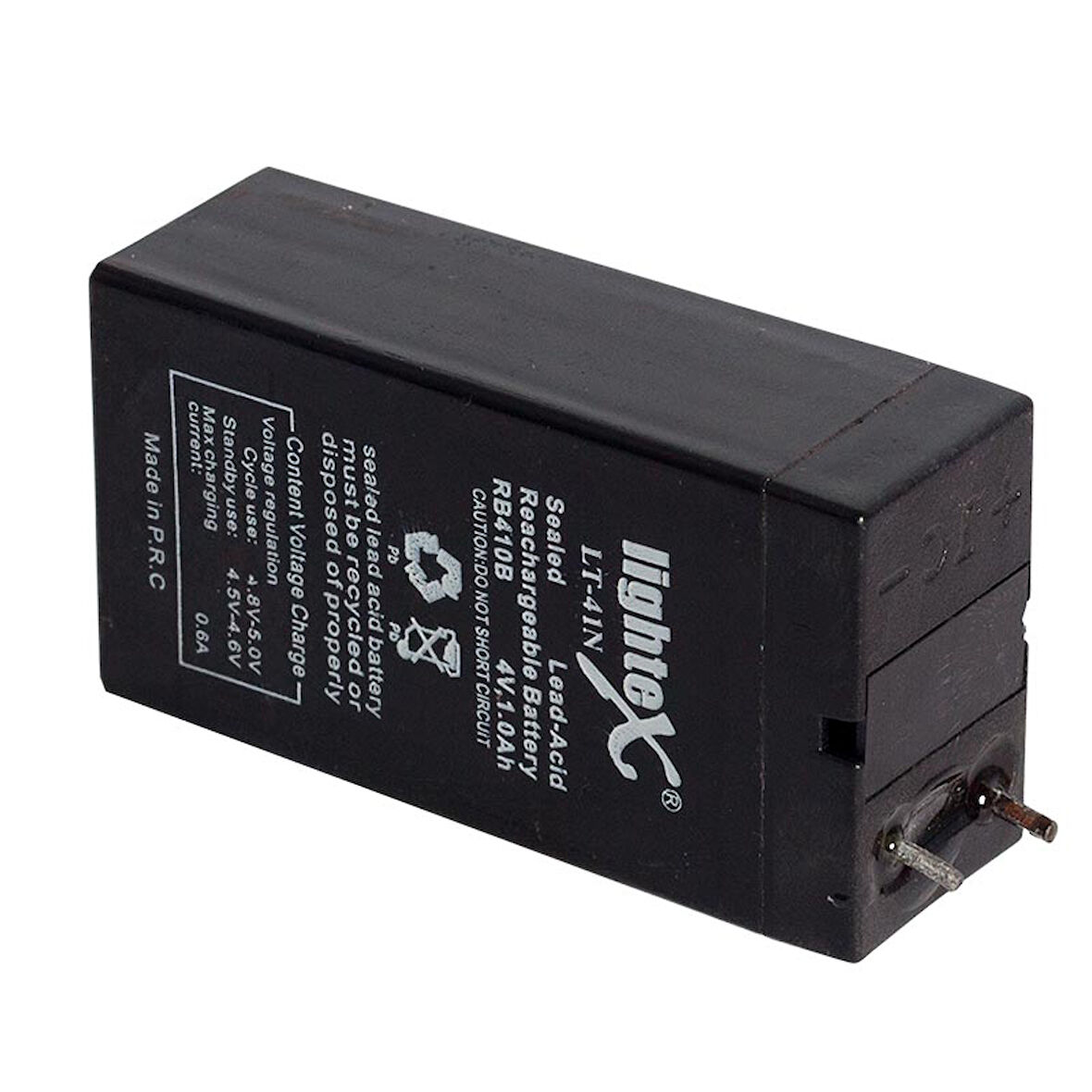 LIGHTEX LT-41N 4 VOLT - 1 AMPER IŞILDAK AKÜSÜ (35 X 22 X 64 MM) 