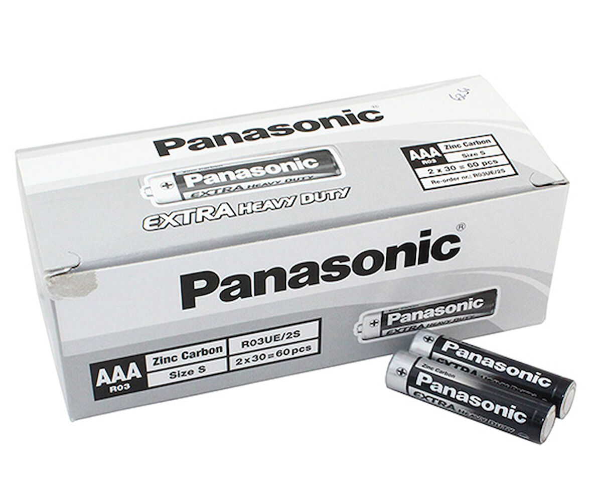 PANASONIC MANGANEZ İNCE KALEM PİL (60LI PAKET) 