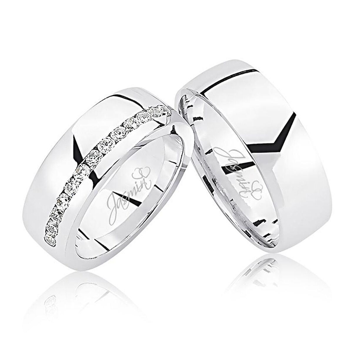 Taşlı Altın Alyans 1006