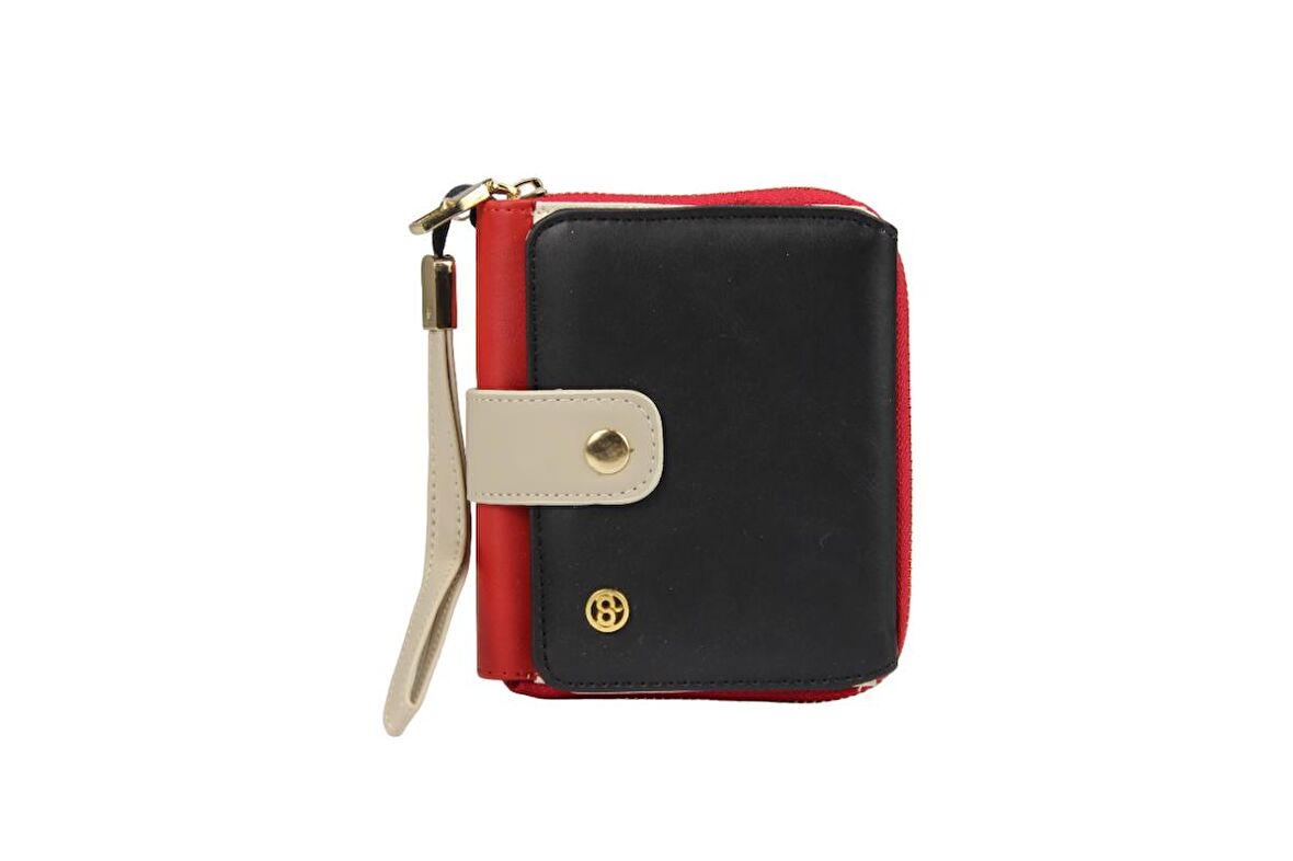 SİA ÇANTA Ollbag Rengarenk Kadın Cüzdan Cift Çıtlı Dış Ana Bölme  Metal Fermuarlı Orta Bölüm Bileklikle Taşıma İmkanı Kaliteli Malzeme Mükemmel İşçilikli kadın Cüzdan