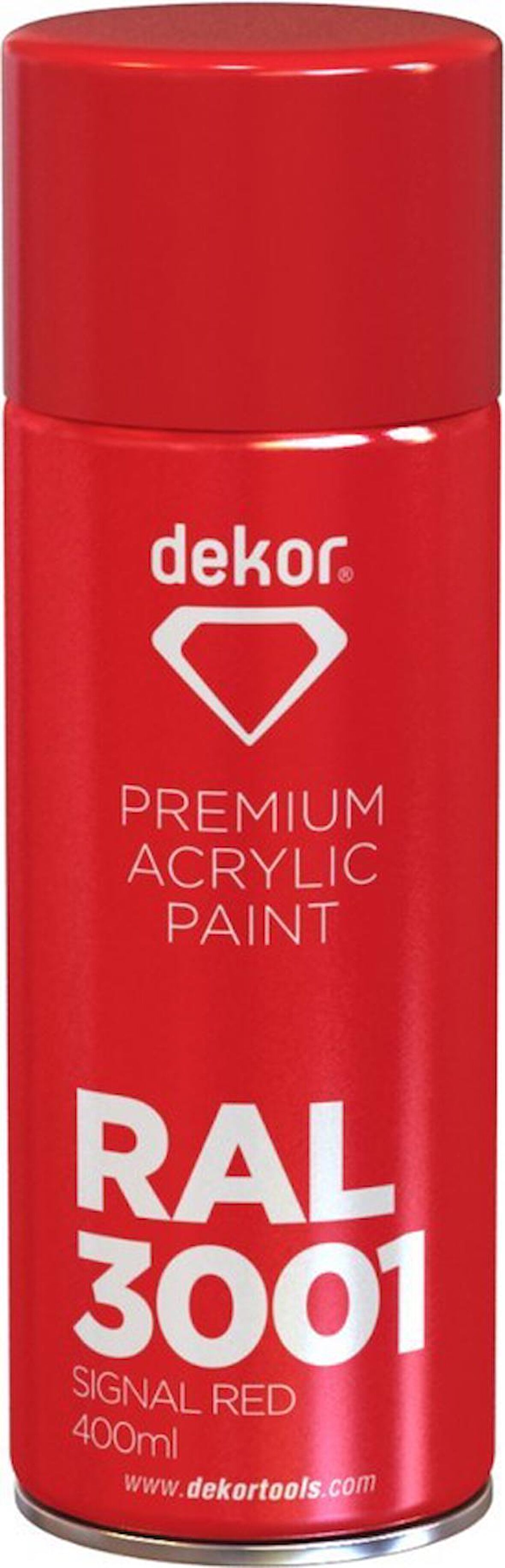 Dekor Sprey Boya Kırmızı RAL3001 400ML