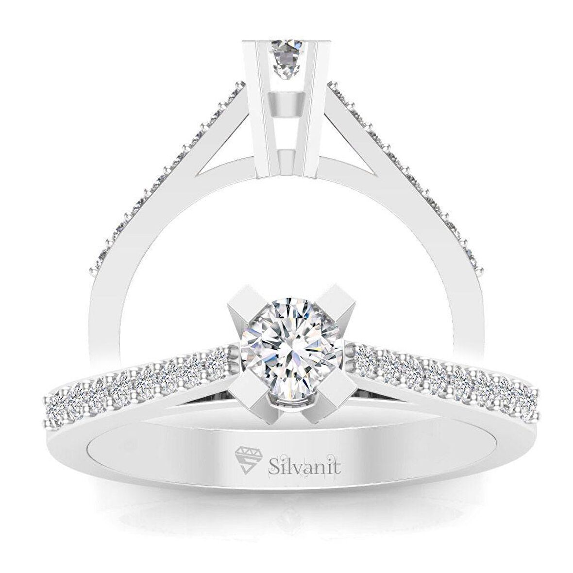 0,30 Karat Pırlanta Tektaş Yüzük