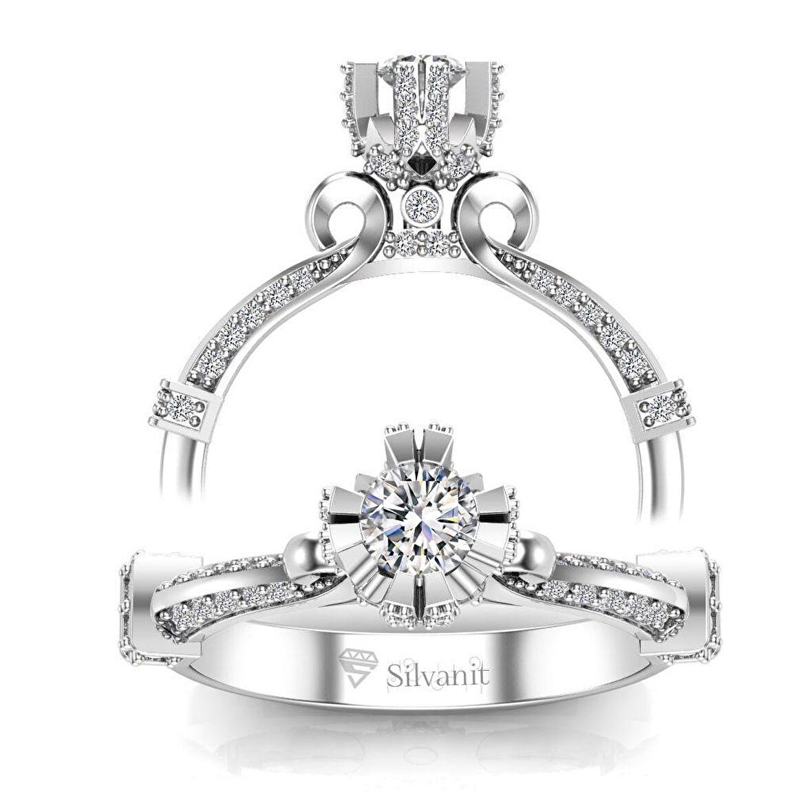 0,40 Karat Pırlanta Tasarım Yüzük