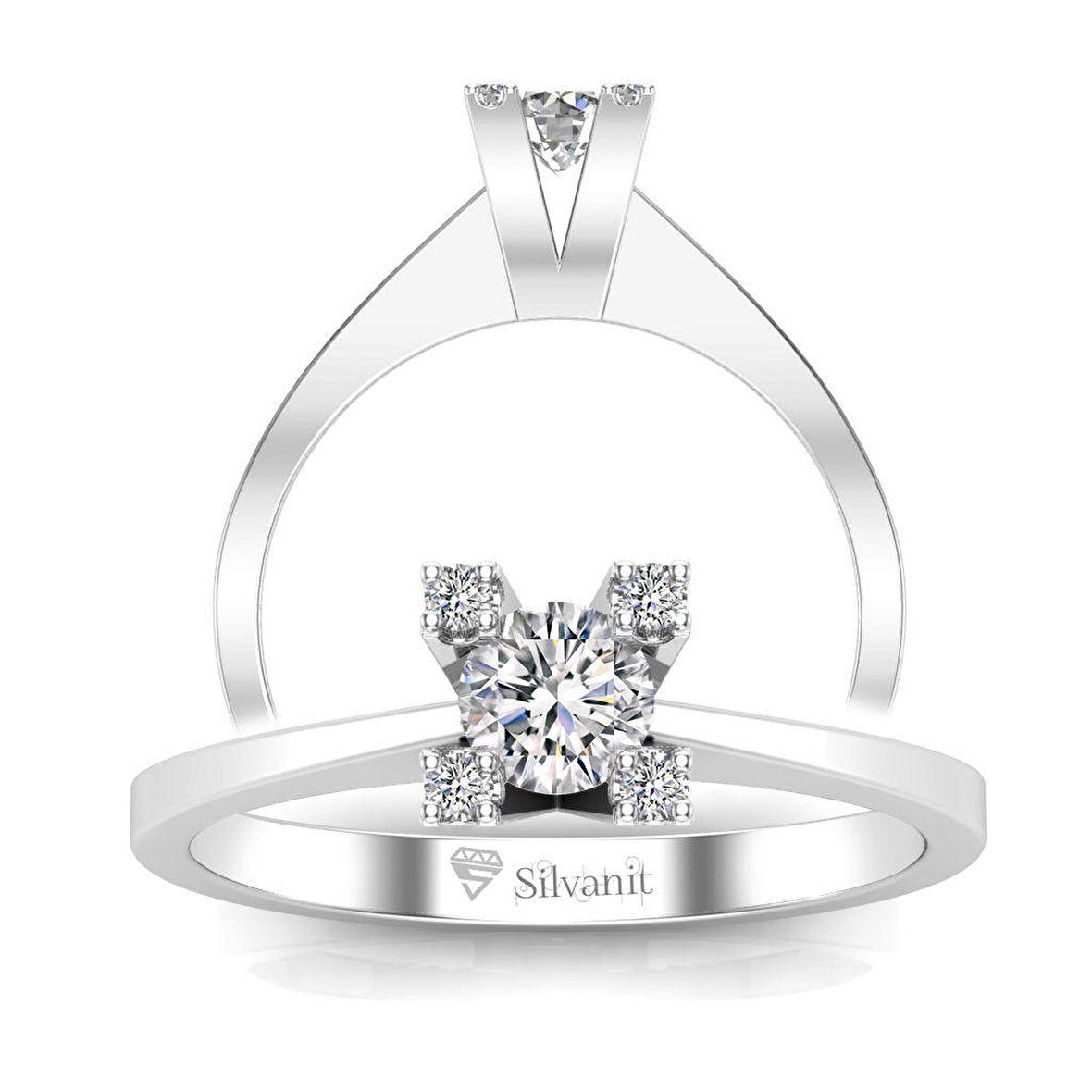 0,30 Karat Pırlanta Tektaş Yüzük