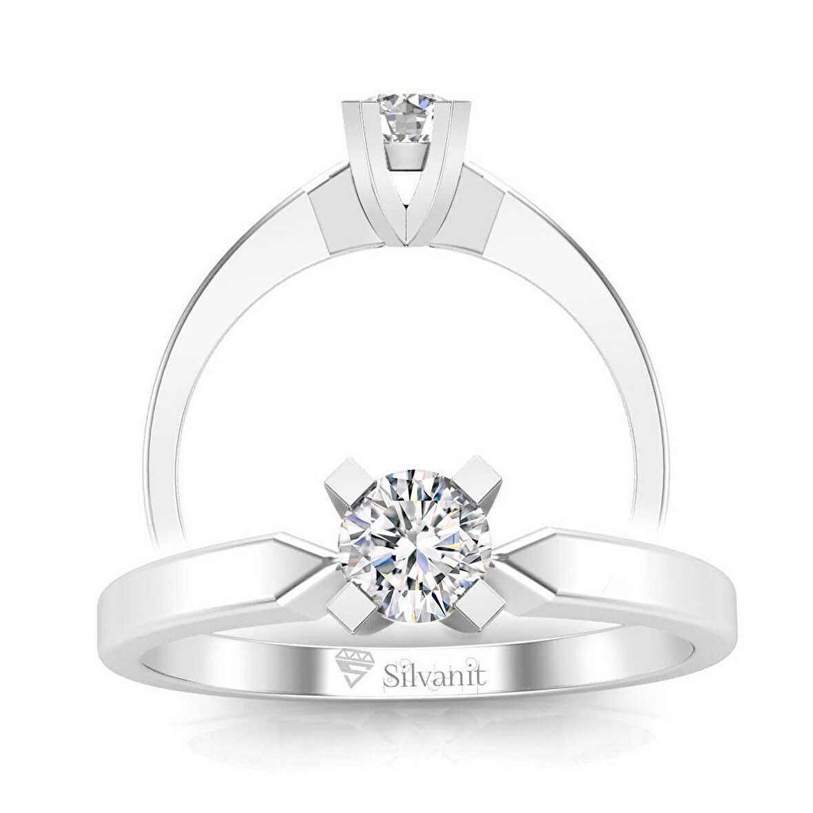 0,25 Karat Pırlanta Tektaş Yüzük