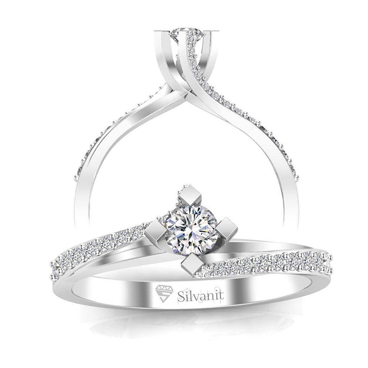 0,25 Karat Pırlanta Tektaş Yüzük